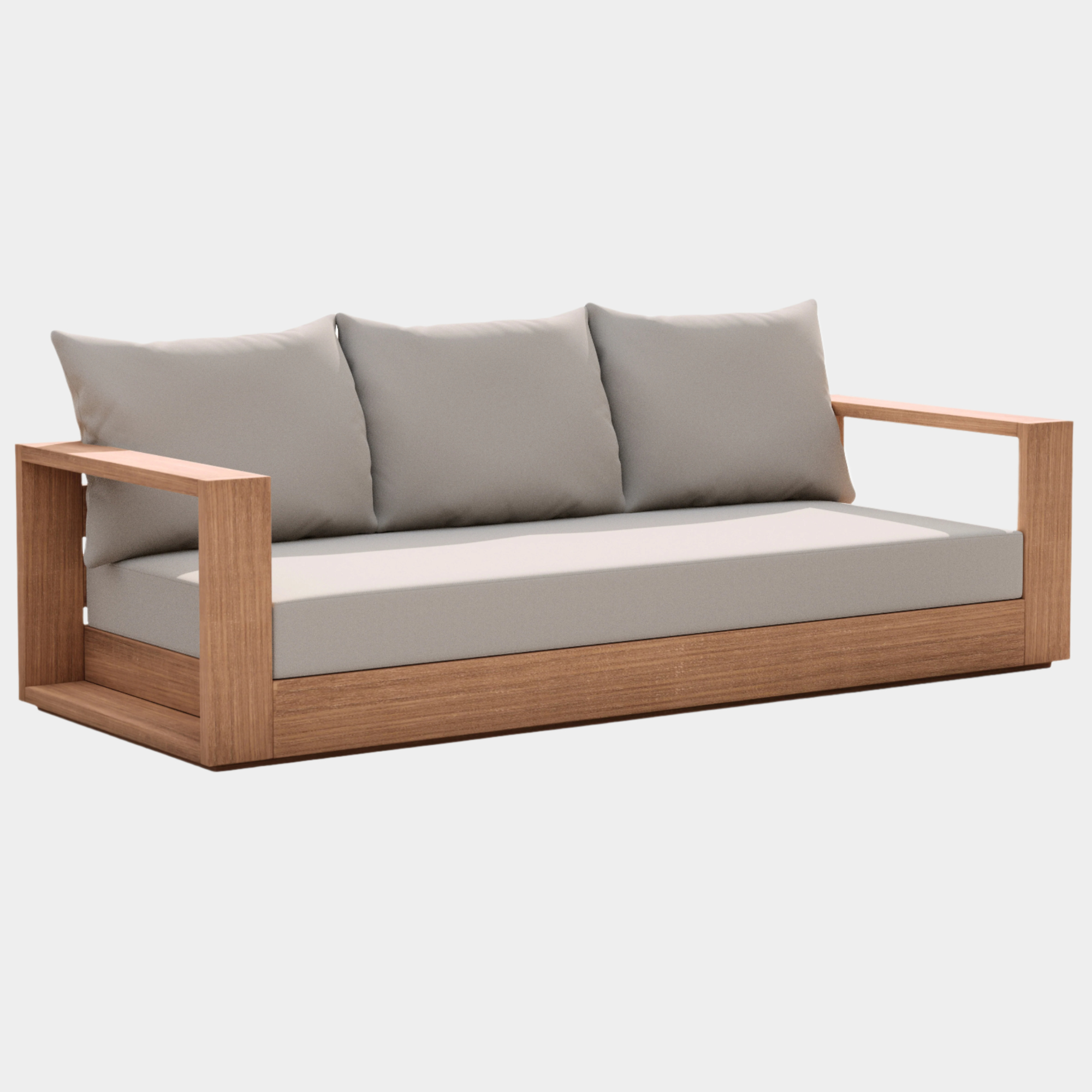Chaise longue en tissu Orian Teddy