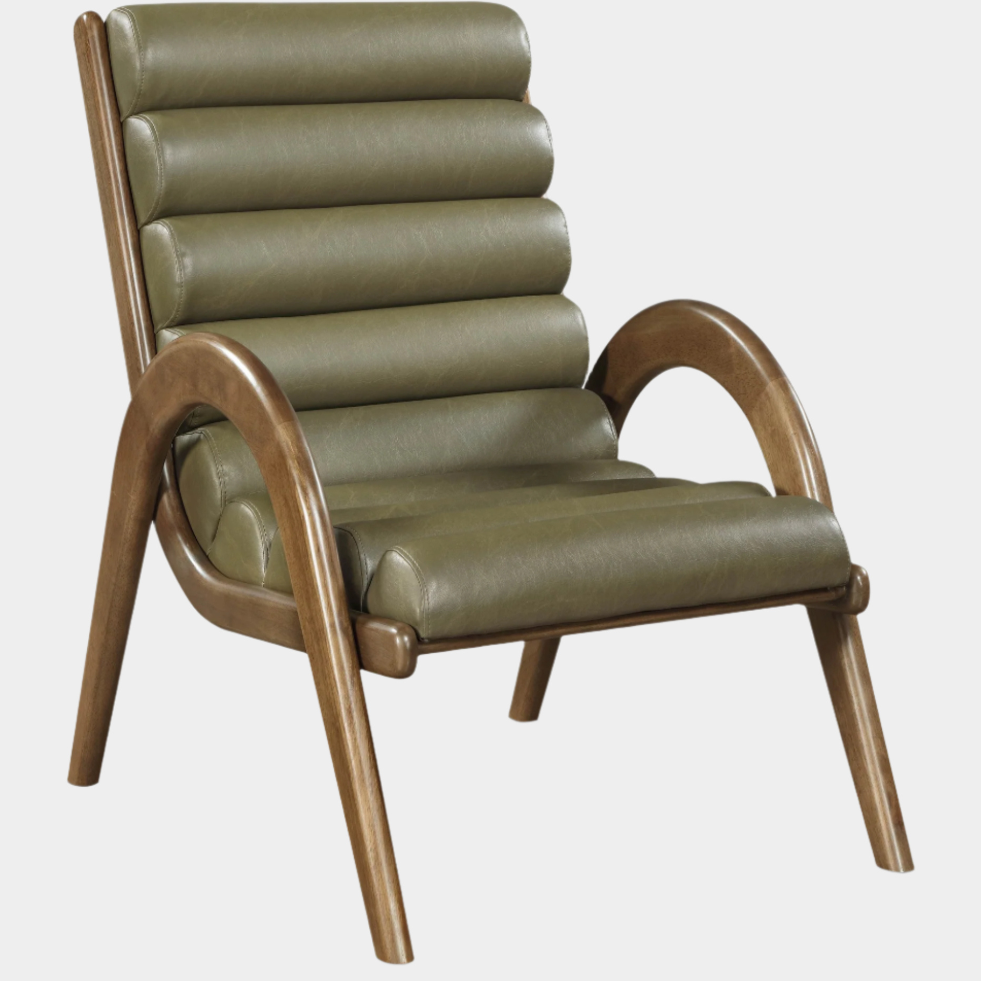 Fauteuil d'appoint rembourré en chenille Vivi