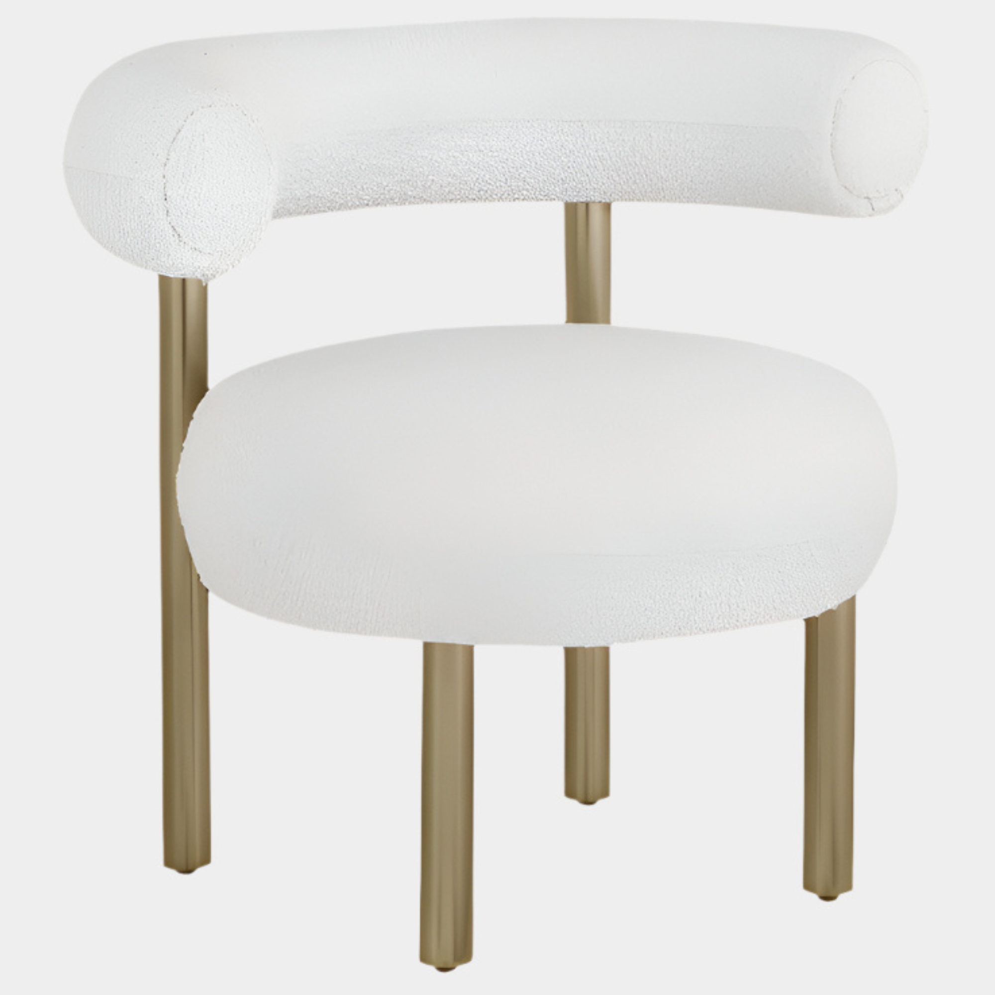 Fauteuil d'appoint rembourré en chenille Vivi