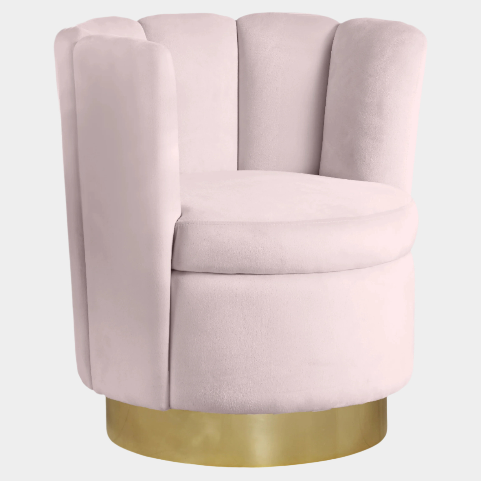 Fauteuil d'appoint rembourré en chenille Vivi