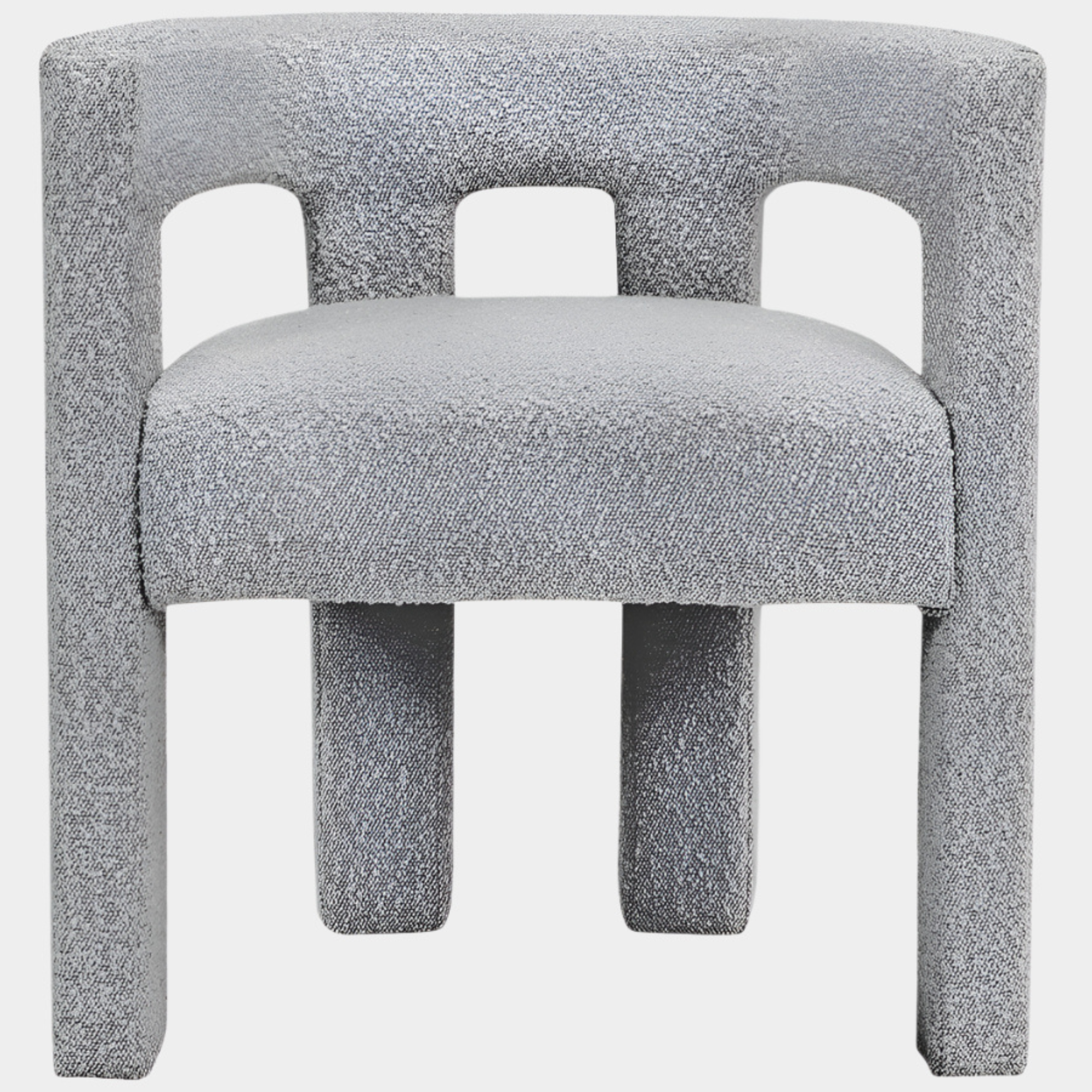 Fauteuil d'appoint rembourré en chenille Vivi