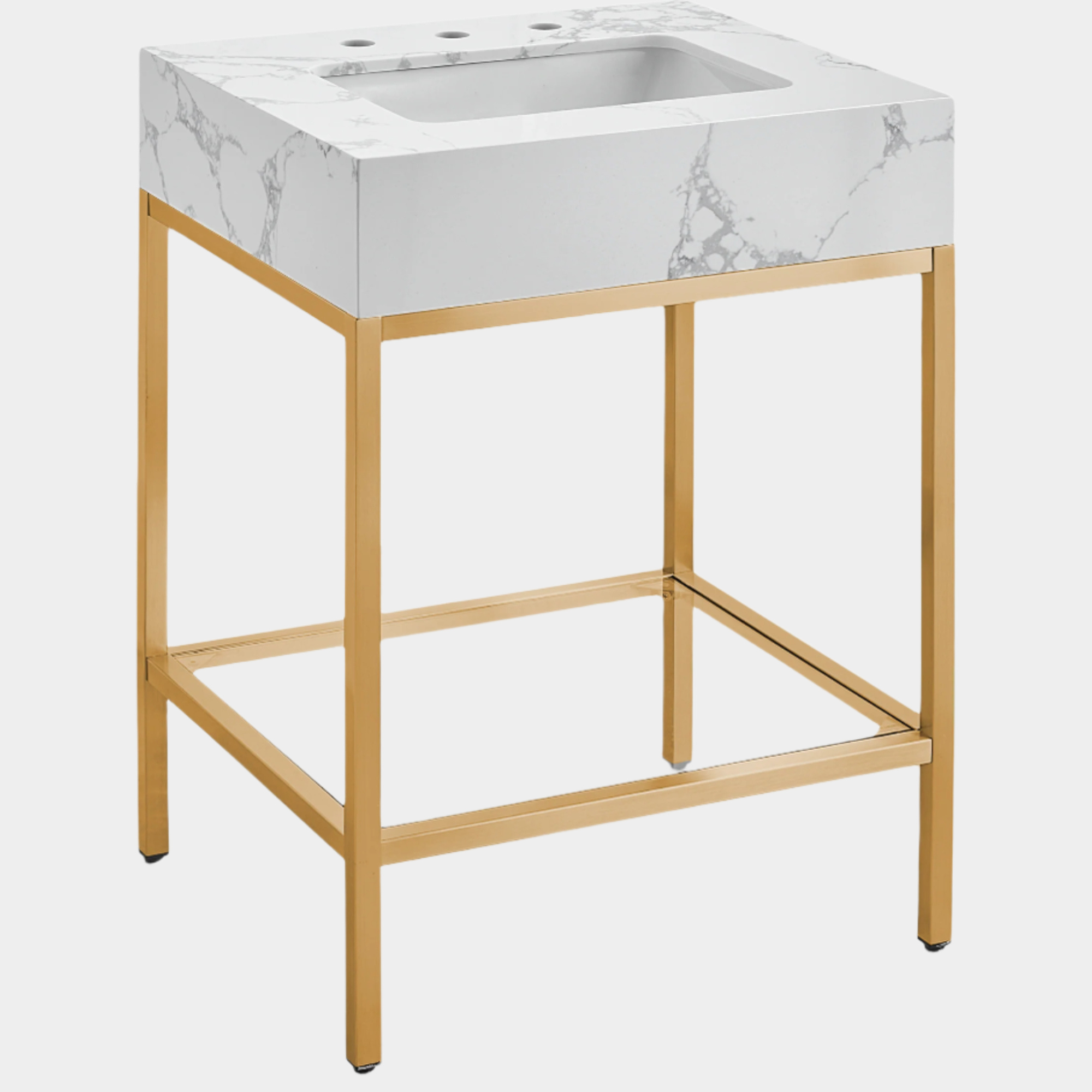 Meuble-lavabo mural pour salle de bain avec lavabo inclus
