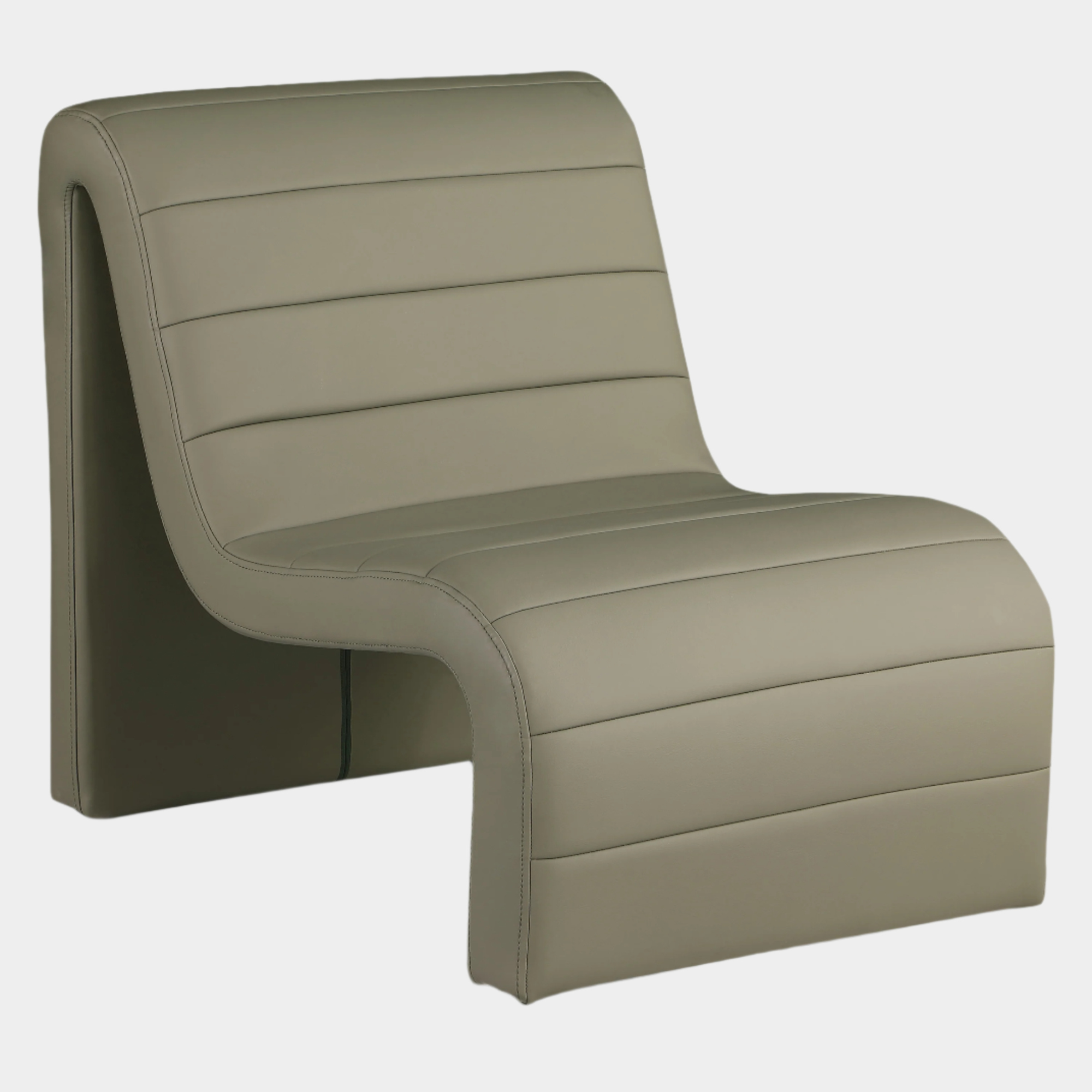 Ivy Vegan Leather Upholstered Accent Chair