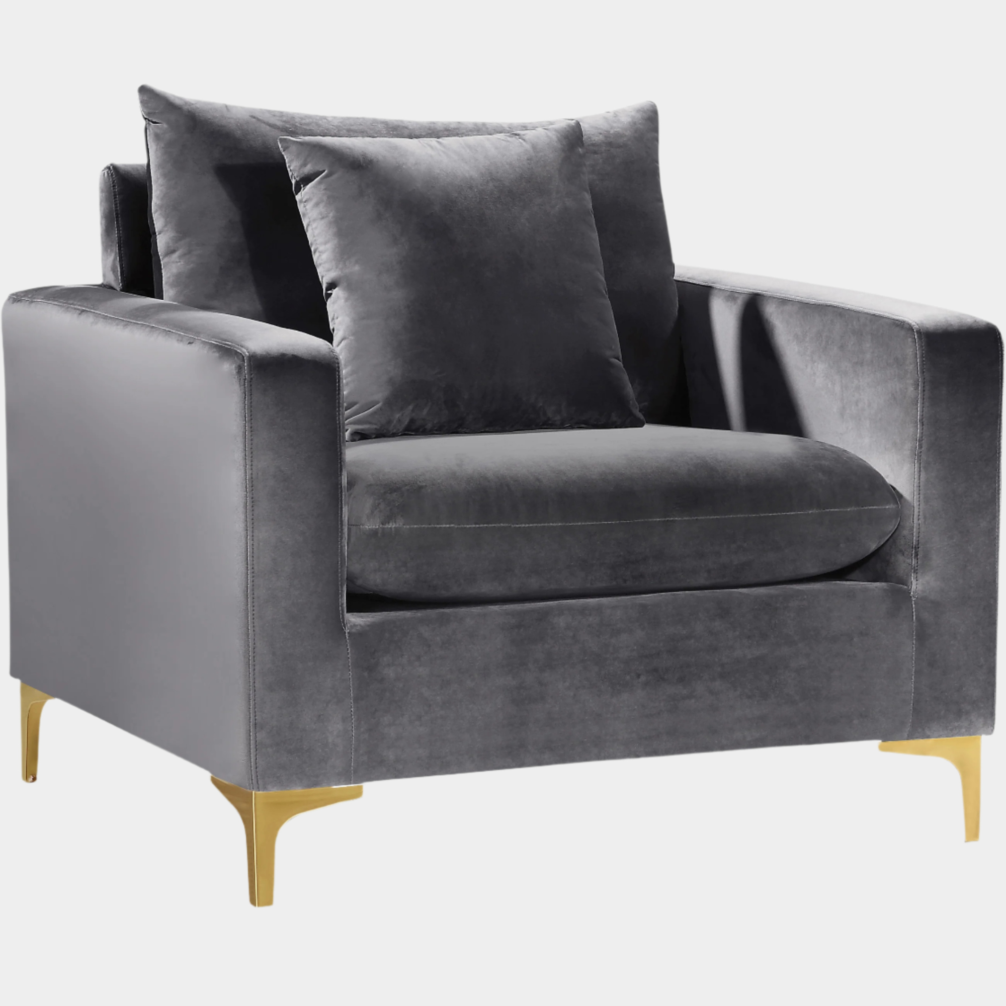 Fauteuil d'appoint rembourré en chenille Vivi