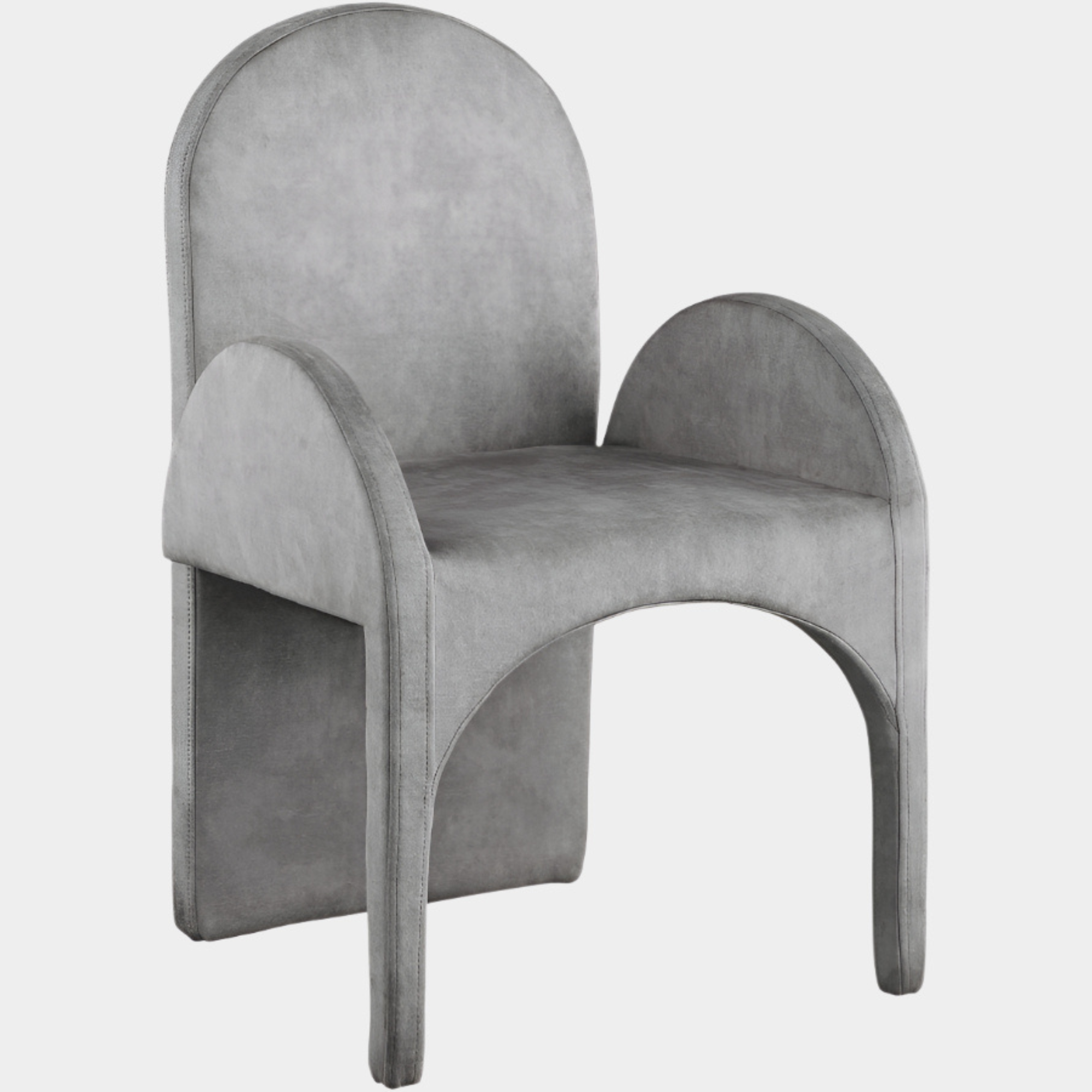 Fauteuil d'appoint rembourré en chenille Vivi