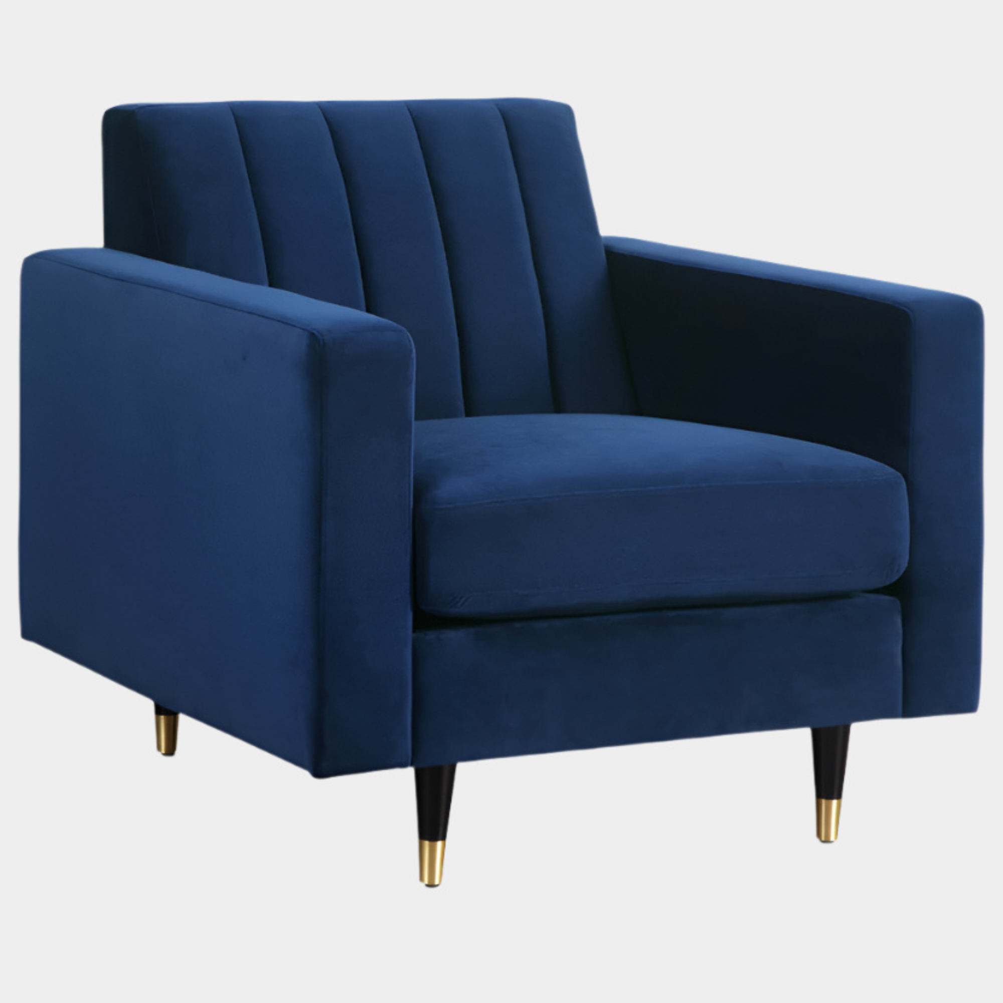 Fauteuil d'appoint rembourré en chenille Vivi