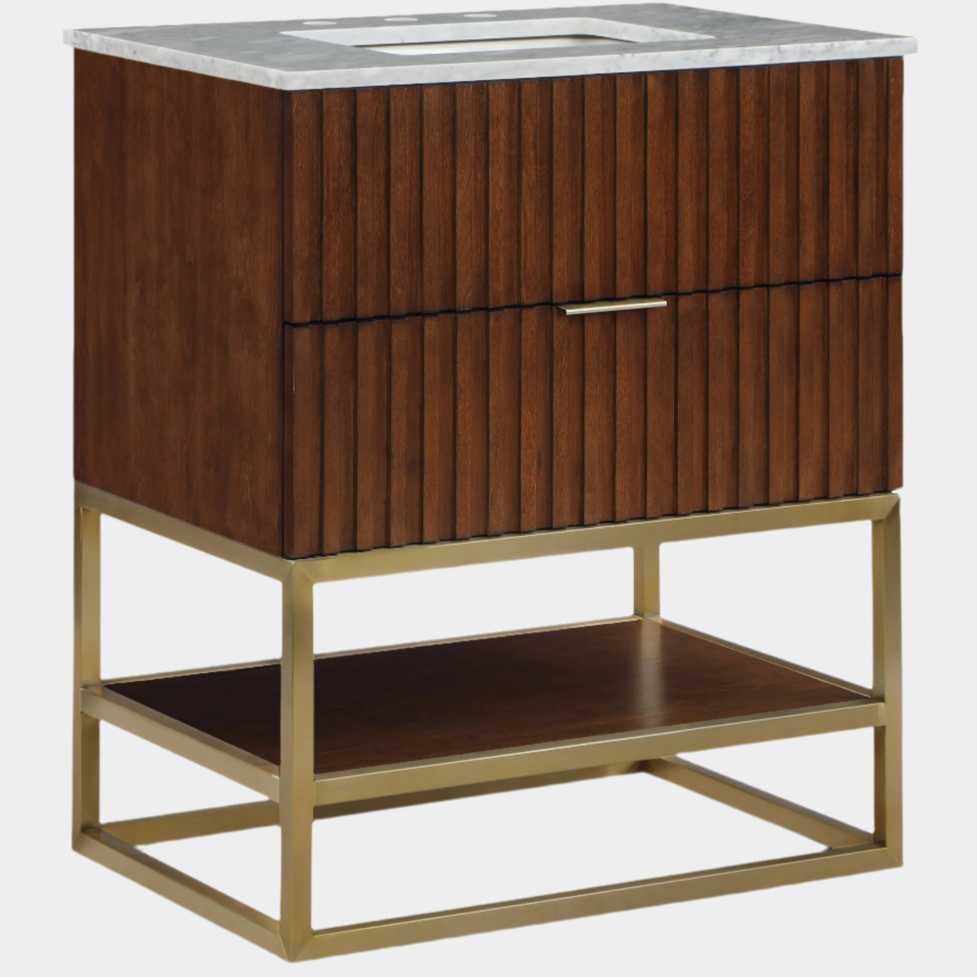 Meuble-lavabo mural pour salle de bain avec lavabo inclus