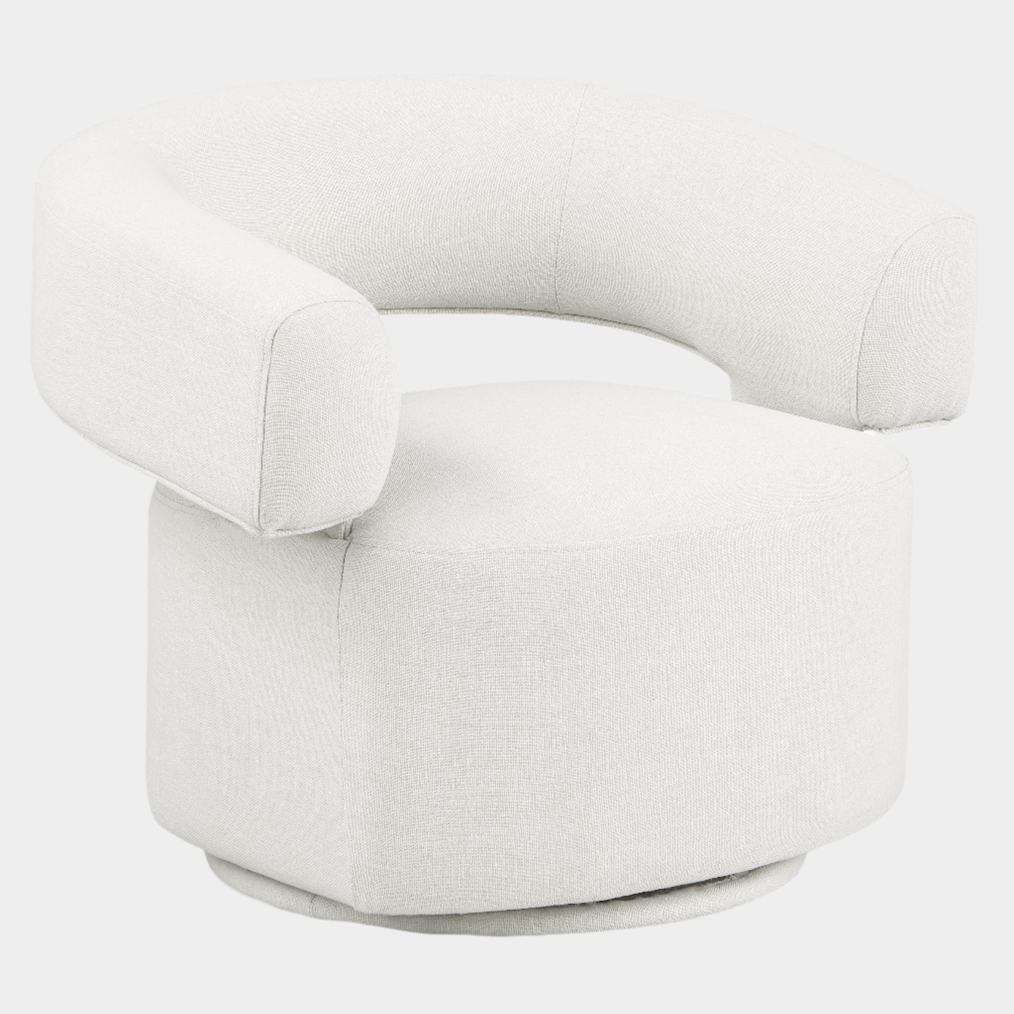 Fauteuil d'appoint rembourré en chenille Vivi