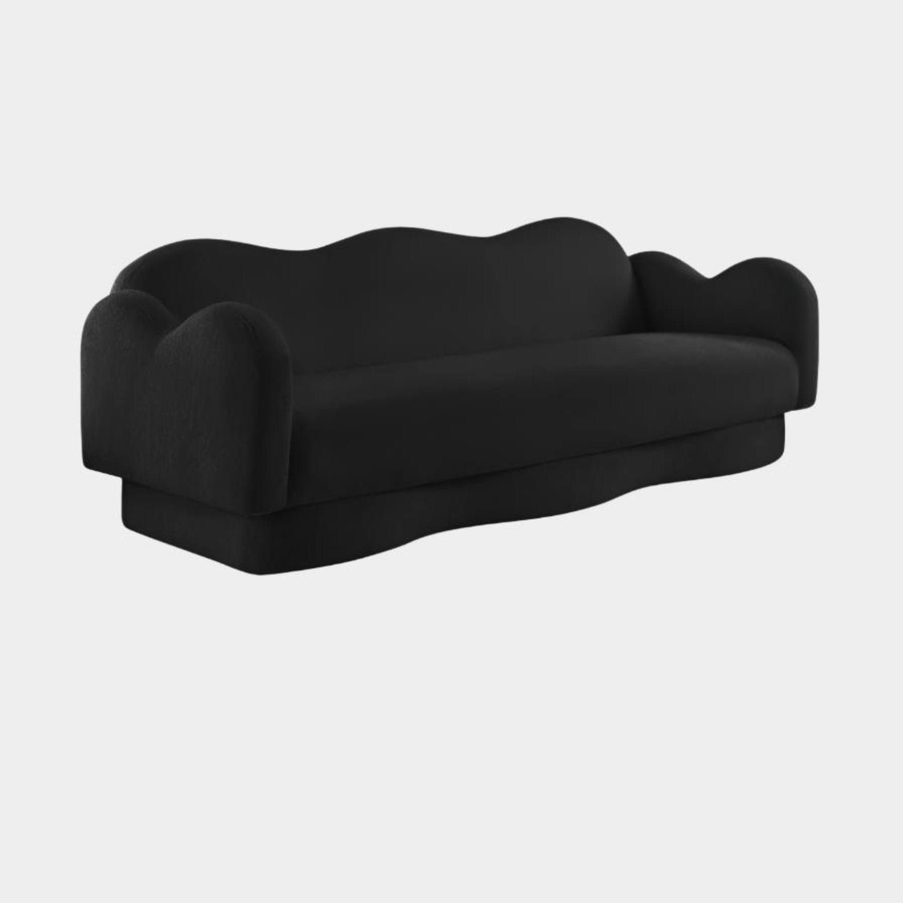 Canapé rembourré en tissu Bloom Teddy