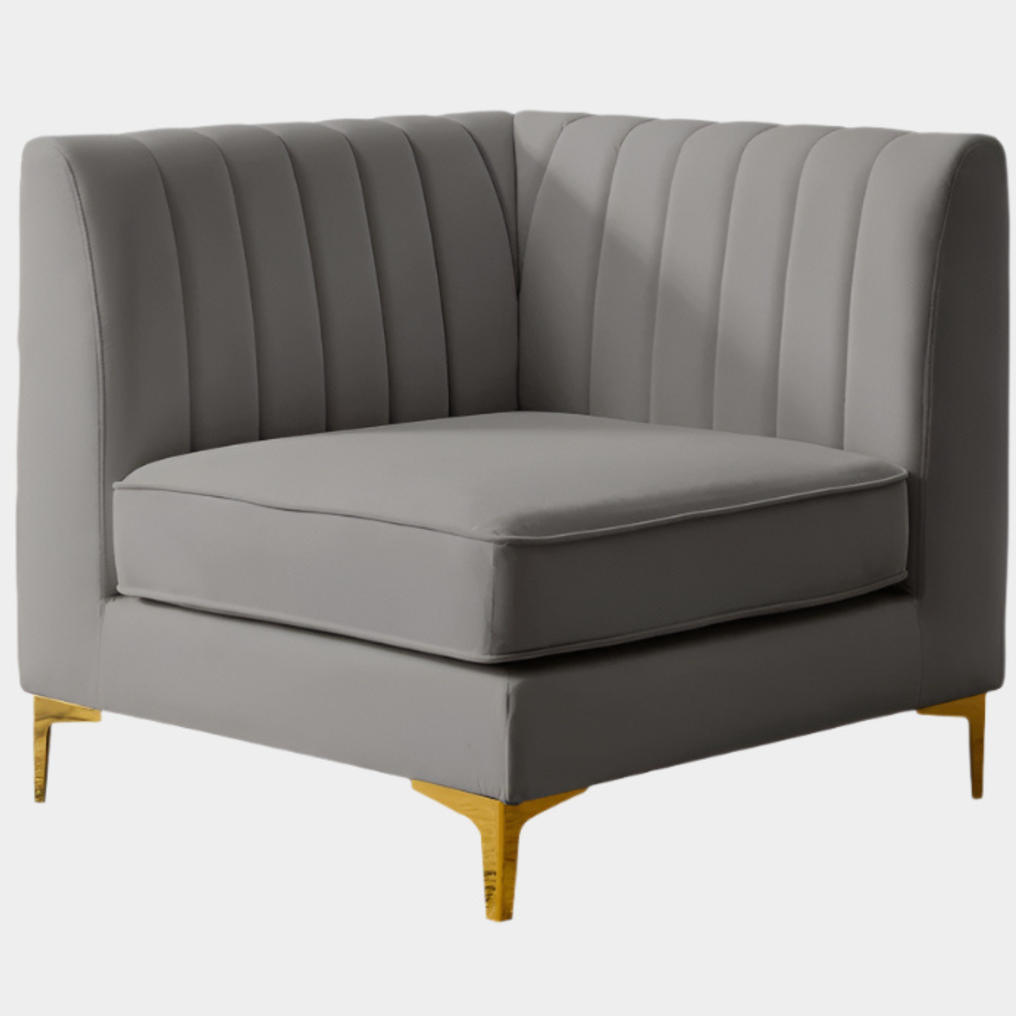 Fauteuil d'appoint rembourré en chenille Vivi