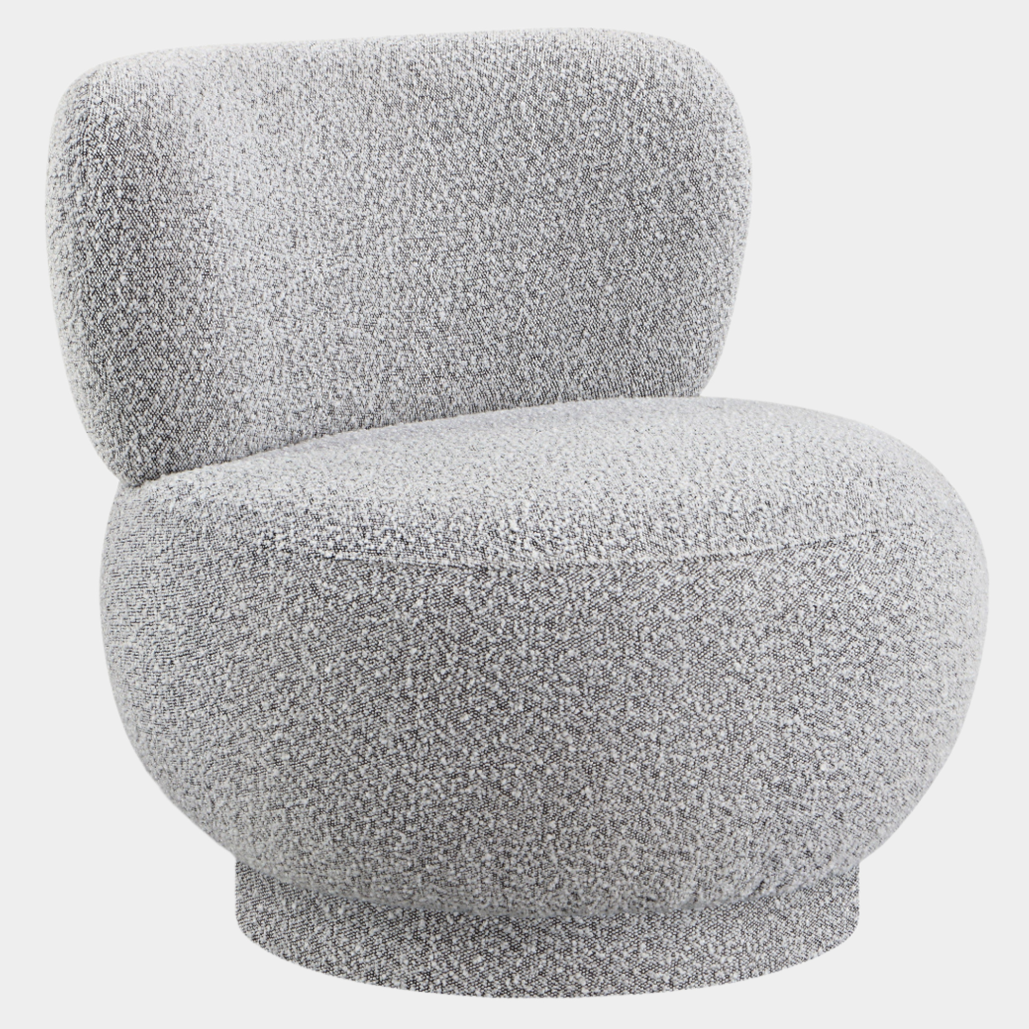 Fauteuil d'appoint rembourré en chenille Vivi