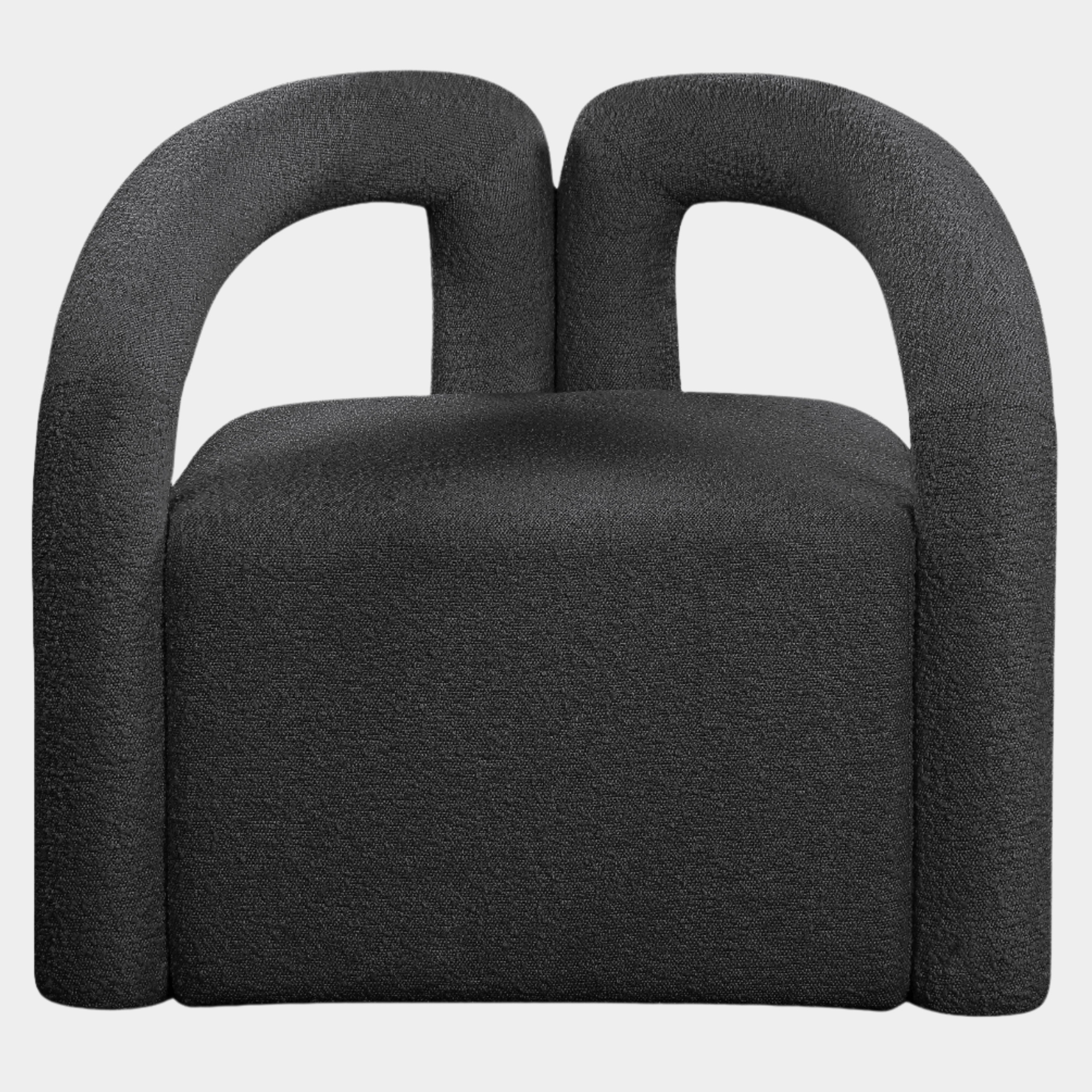 Fauteuil d'appoint rembourré en chenille Vivi
