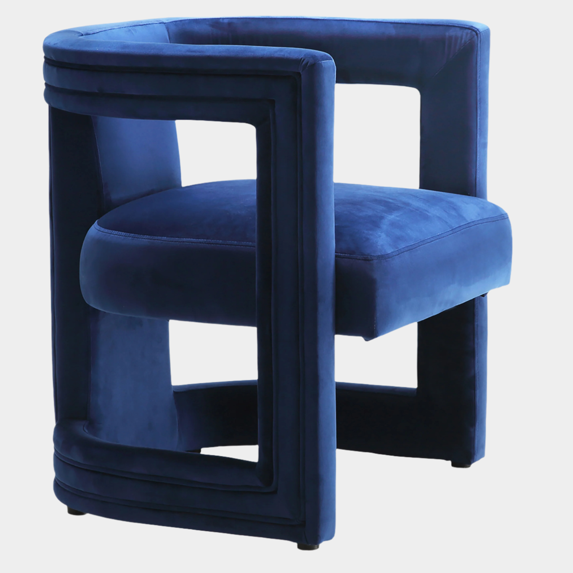 Fauteuil d'appoint rembourré en chenille Vivi