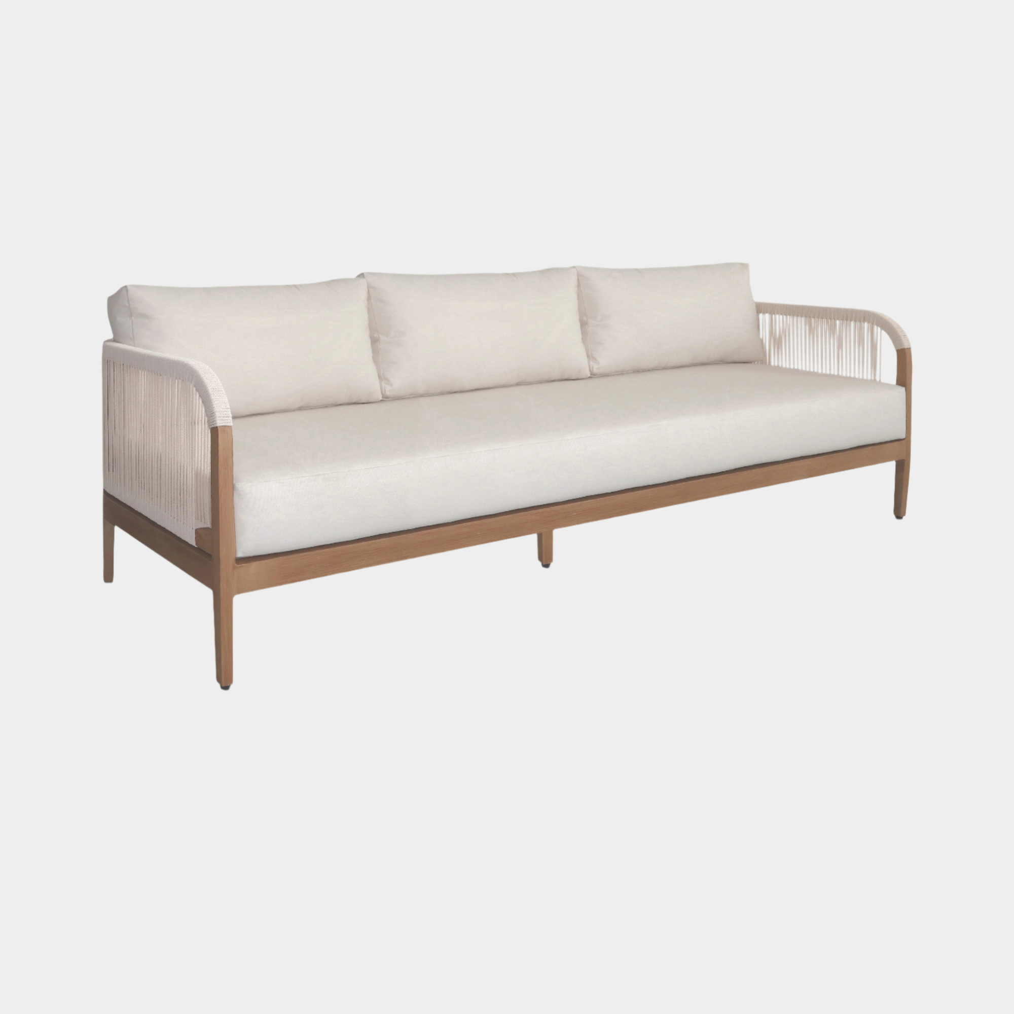 Chaise longue en tissu Orian Teddy