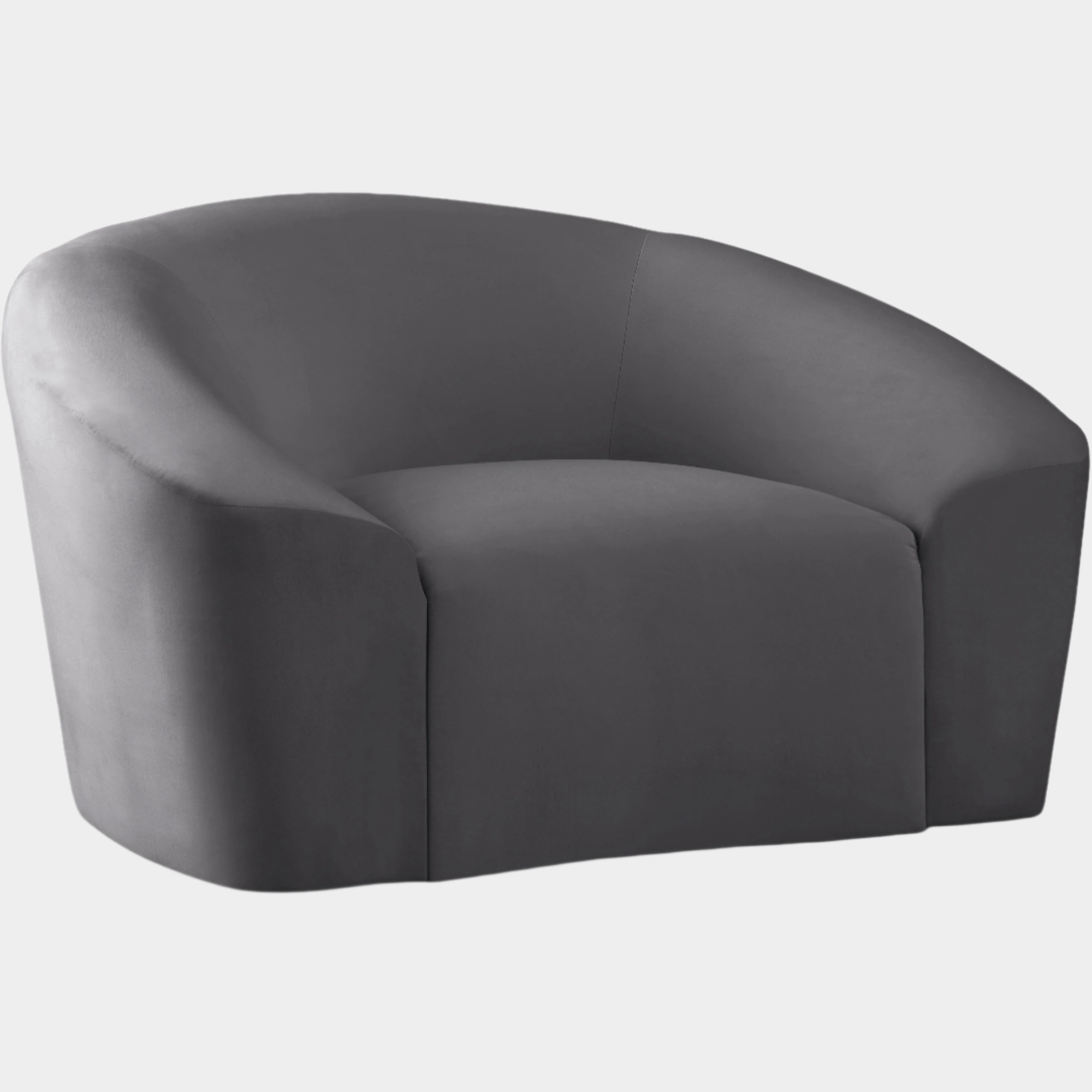 Fauteuil d'appoint rembourré en chenille Vivi
