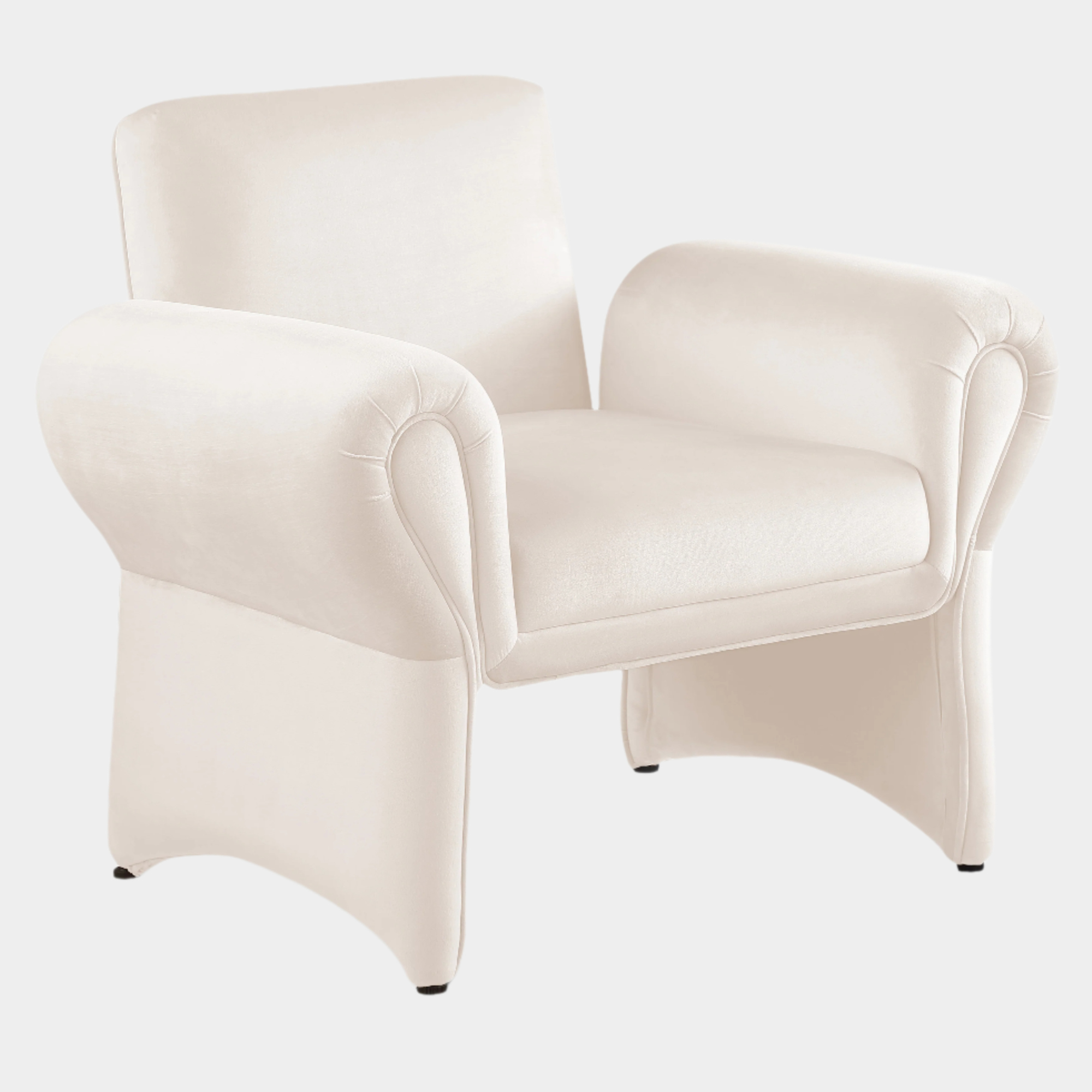 Fleurette Velvet Upholstered Accent Chair