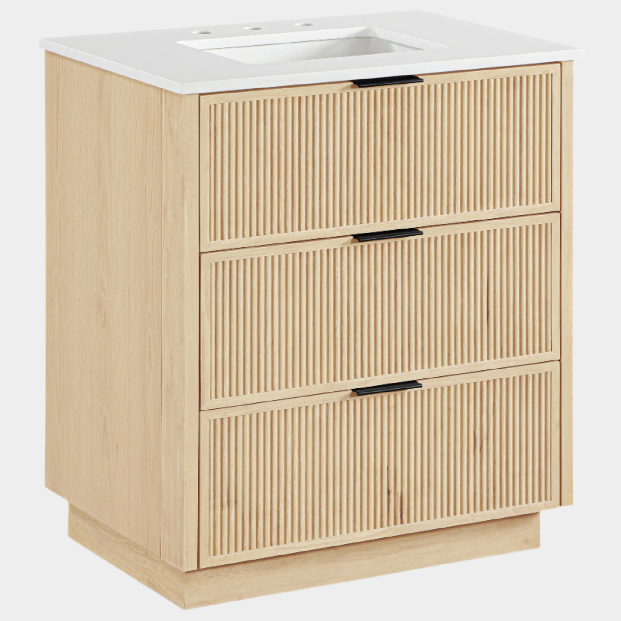 Meuble-lavabo mural pour salle de bain avec lavabo inclus