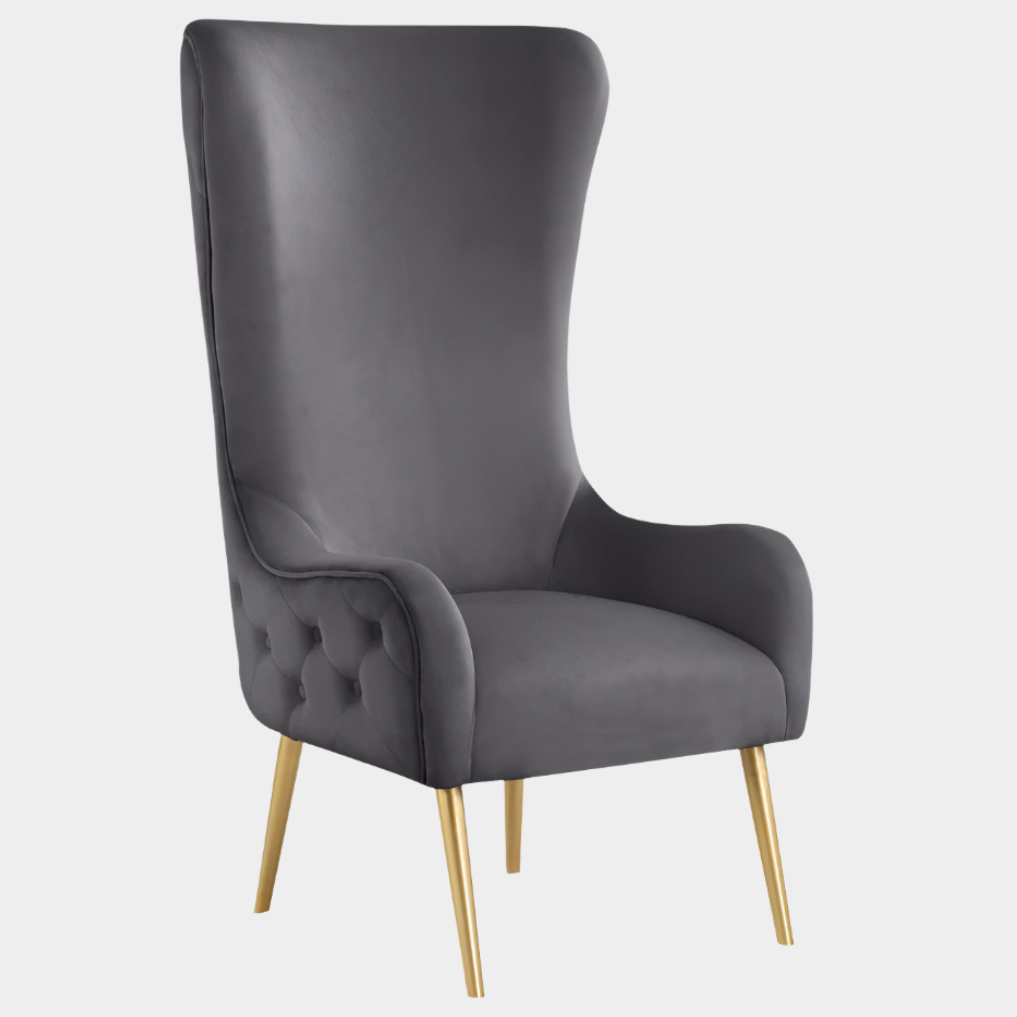 Fauteuil d'appoint rembourré en chenille Vivi