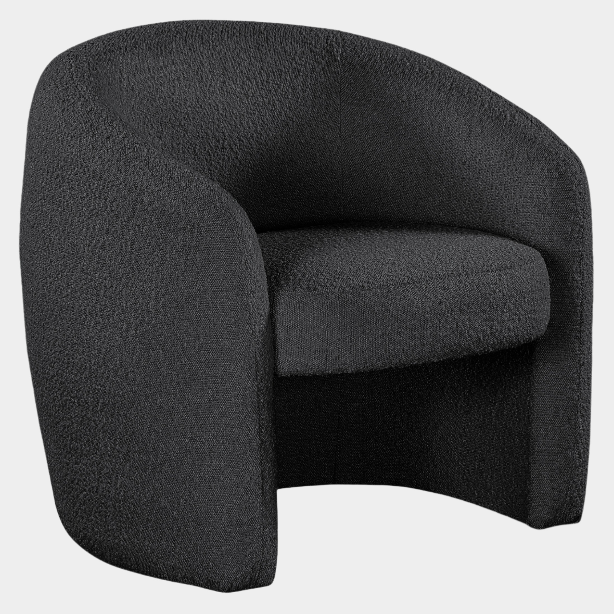 Fauteuil d'appoint rembourré en chenille Vivi