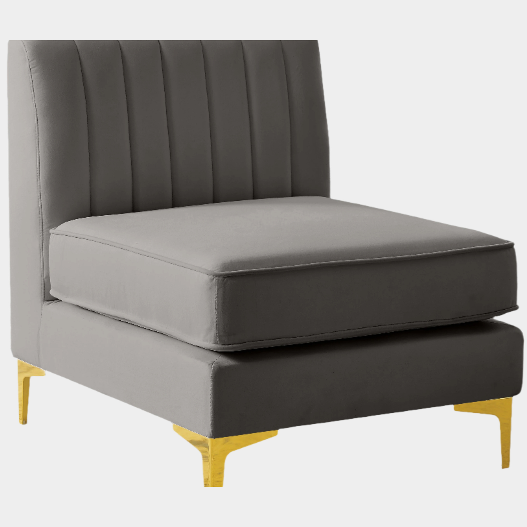Fauteuil d'appoint rembourré en chenille Vivi