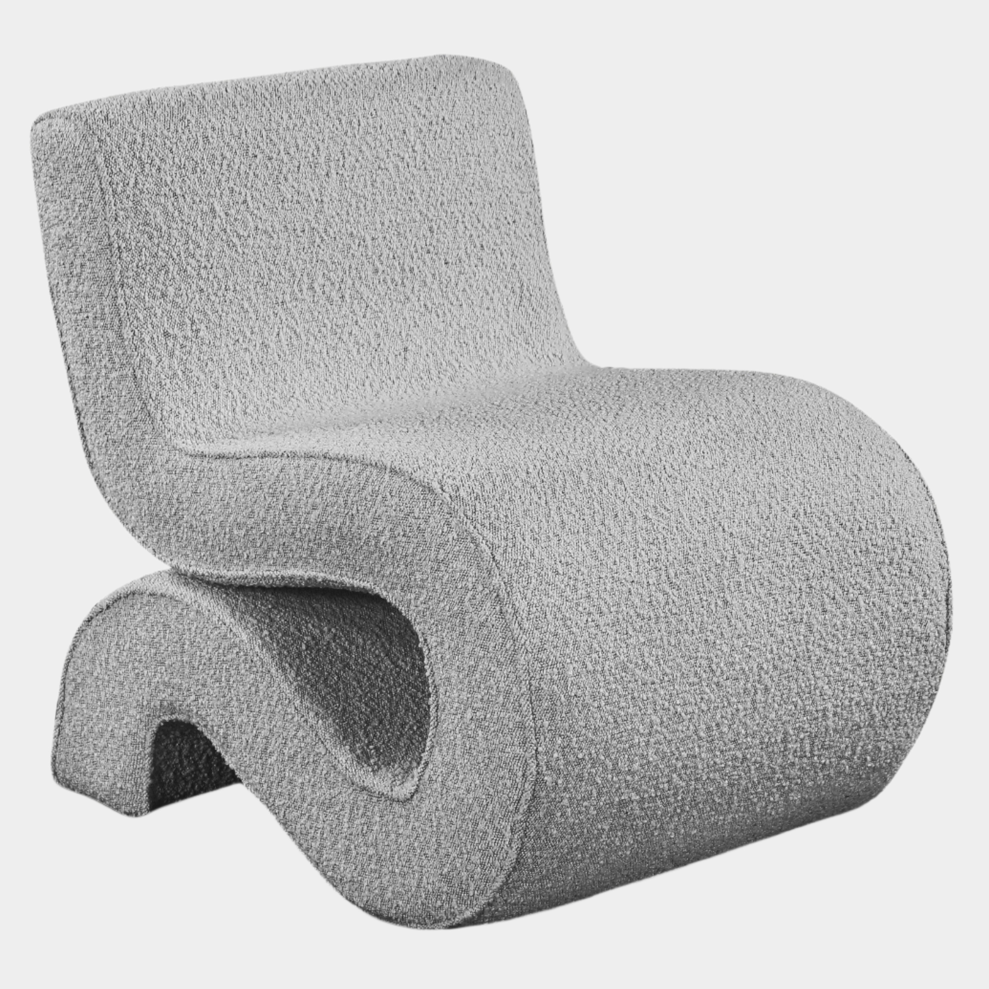 Fauteuil d'appoint rembourré en chenille Vivi