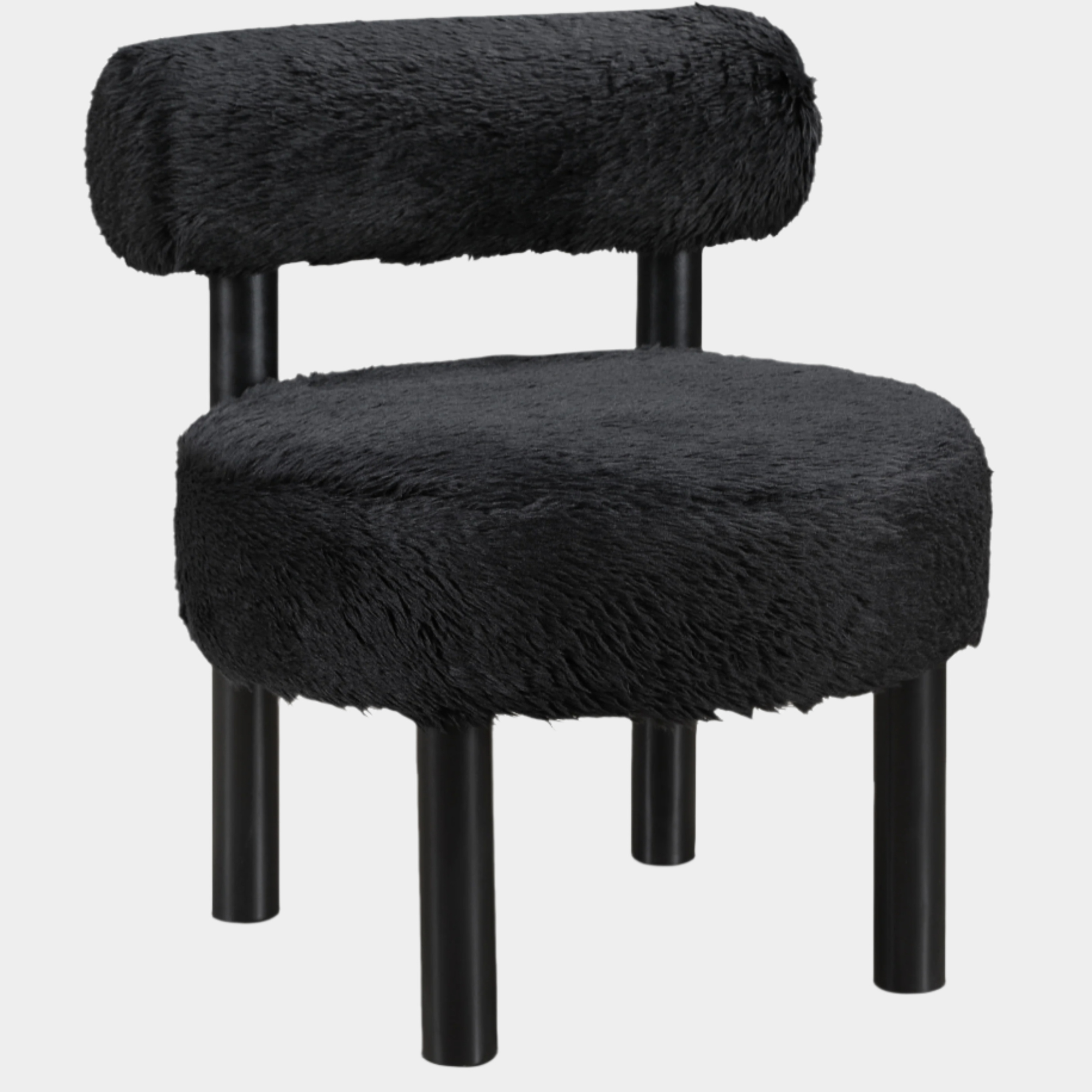 Fauteuil d'appoint rembourré en chenille Vivi