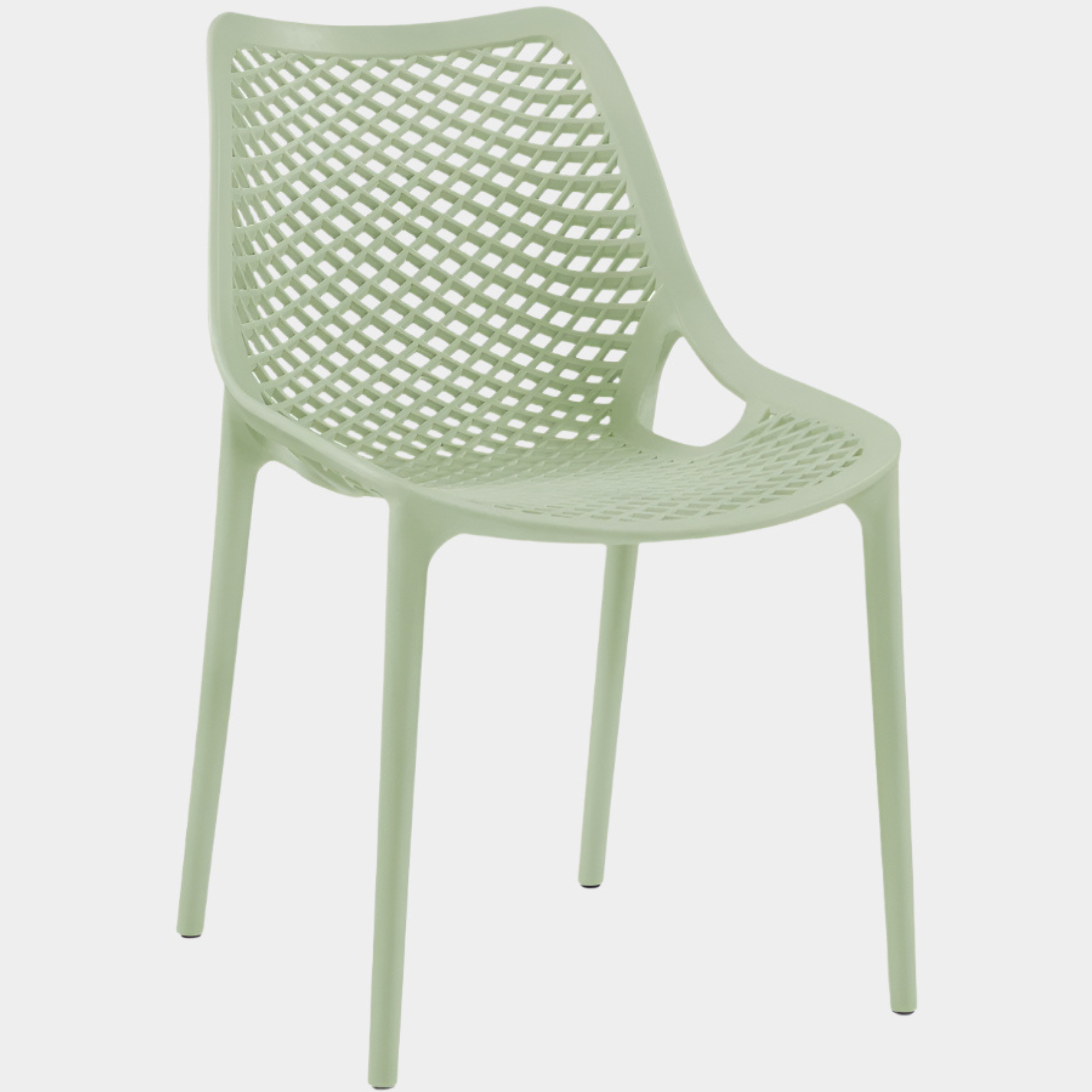 Mykonos Plastic Outdoor Patio Dining Chair