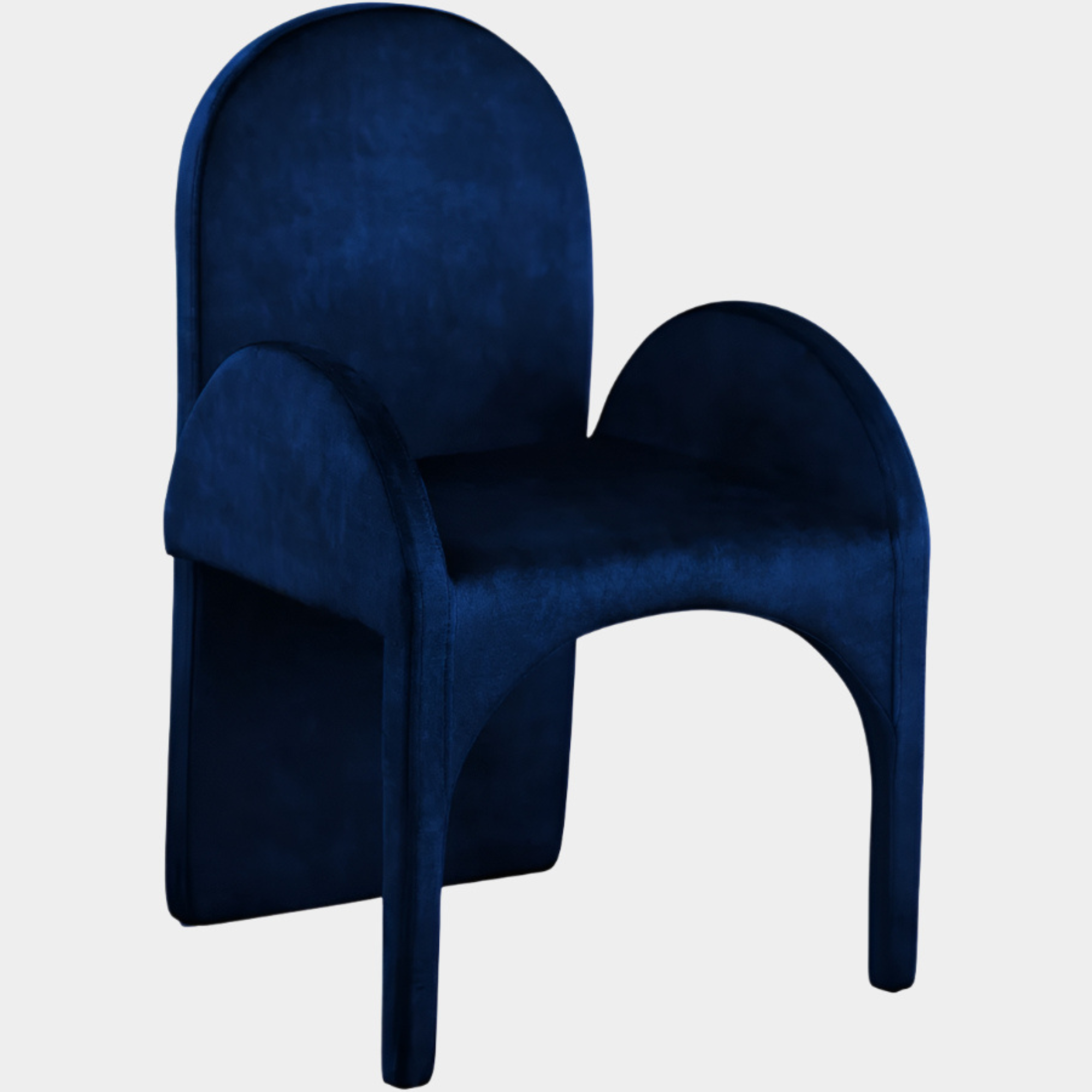 Fauteuil d'appoint rembourré en chenille Vivi