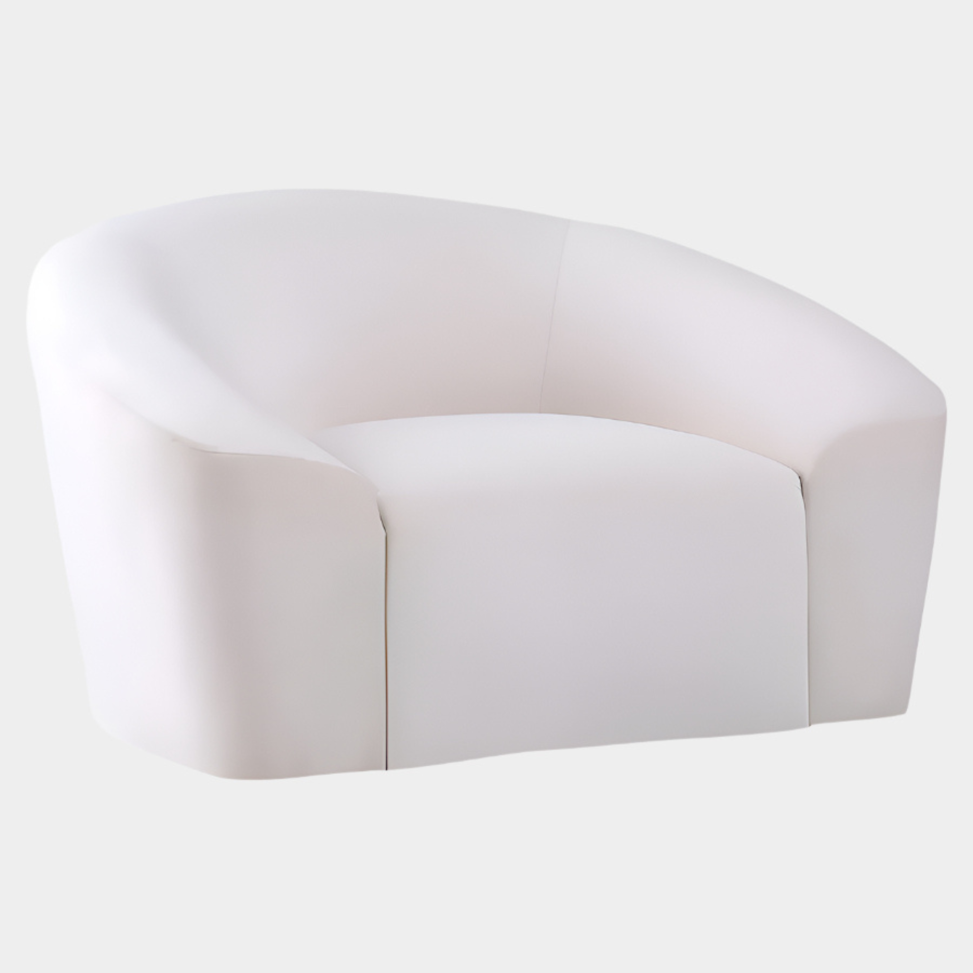 Fauteuil d'appoint rembourré en chenille Vivi
