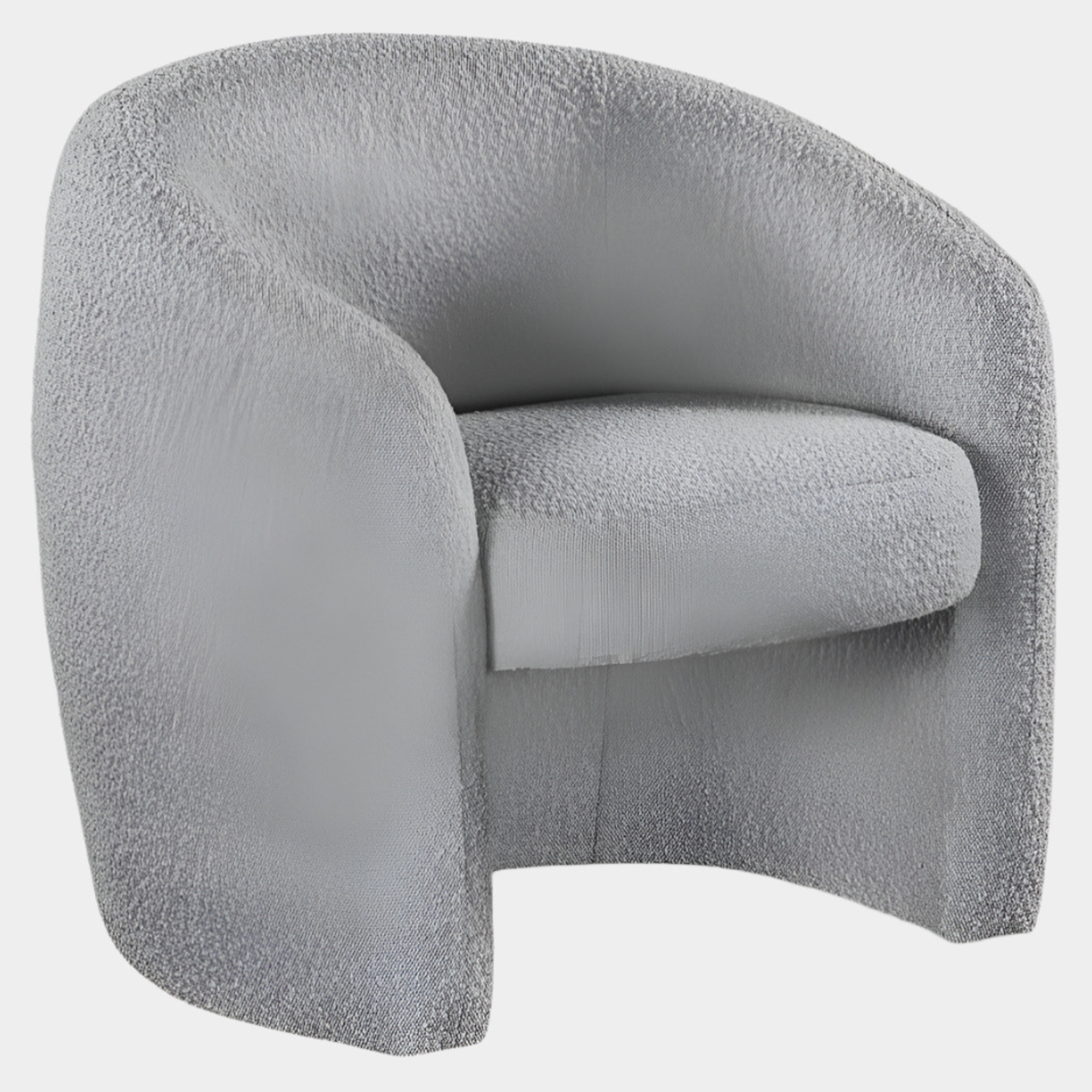Fauteuil d'appoint rembourré en chenille Vivi