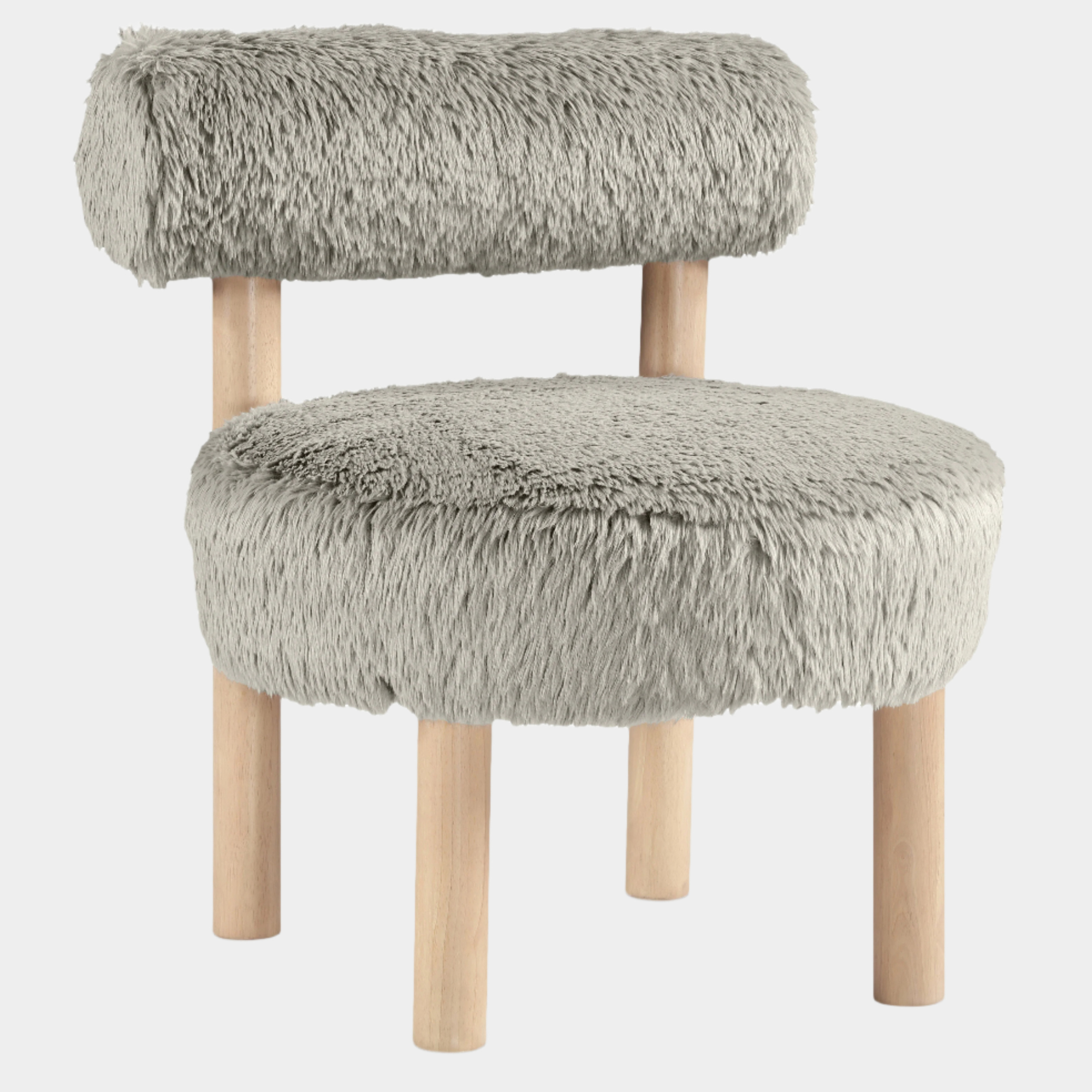 Fauteuil d'appoint rembourré en chenille Vivi