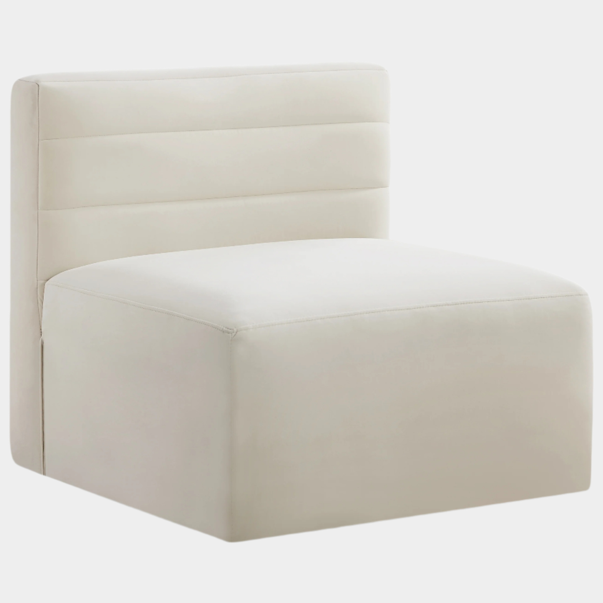 Fauteuil d'appoint rembourré en chenille Vivi