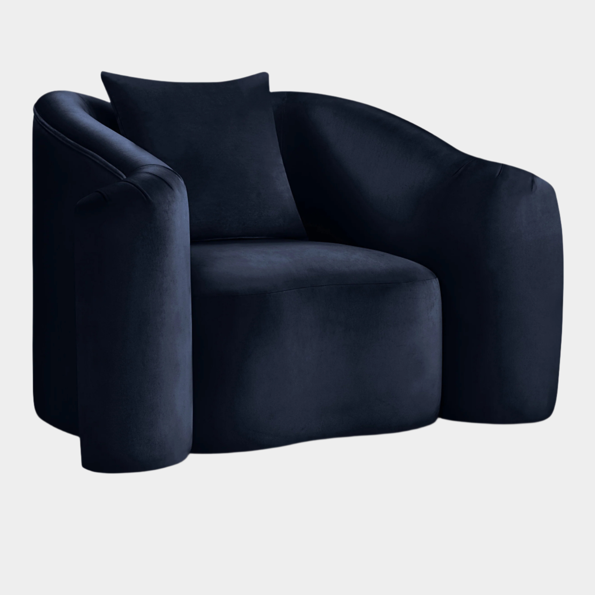 Destin Velvet Upholstered Accent Chair