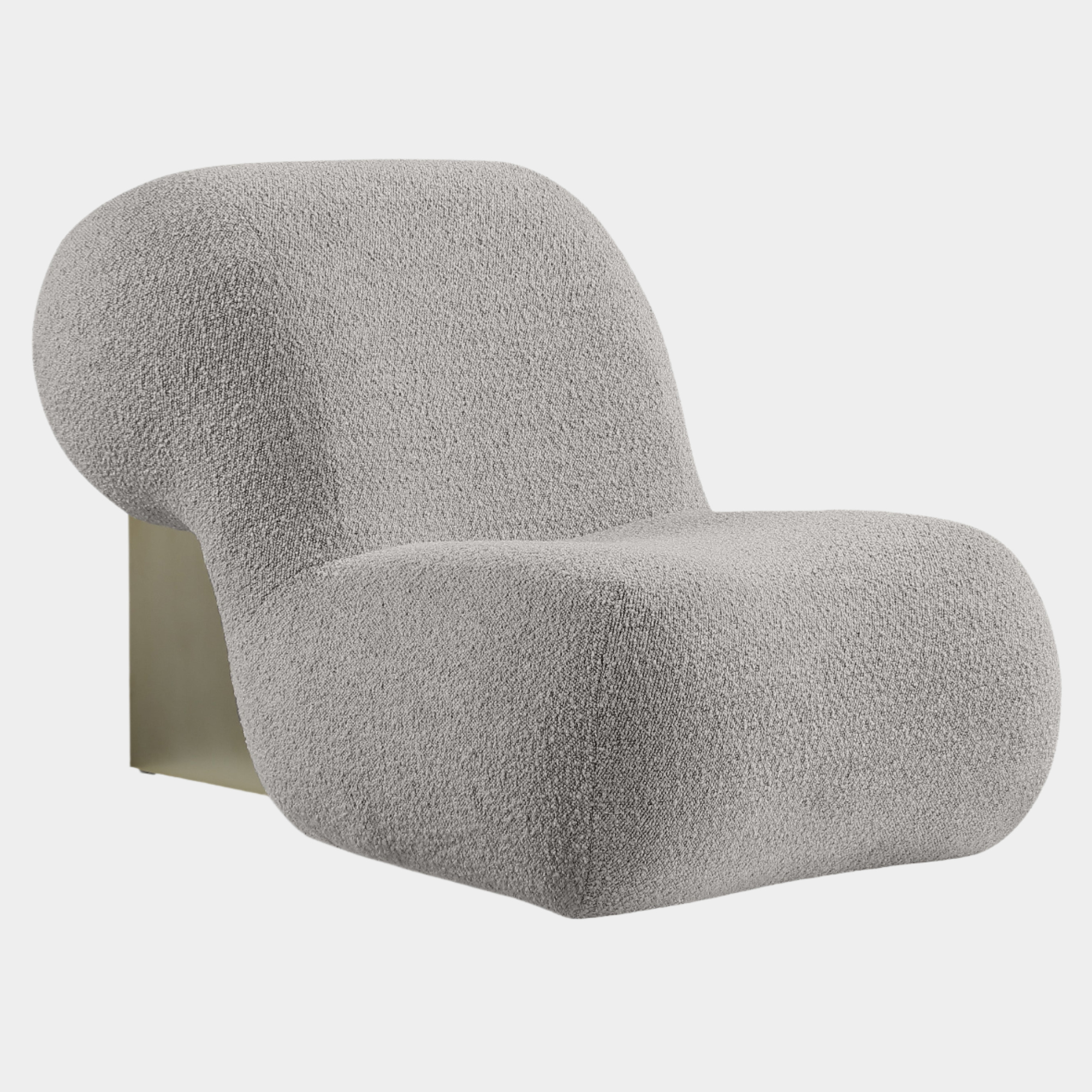 Fauteuil d'appoint rembourré en chenille Vivi