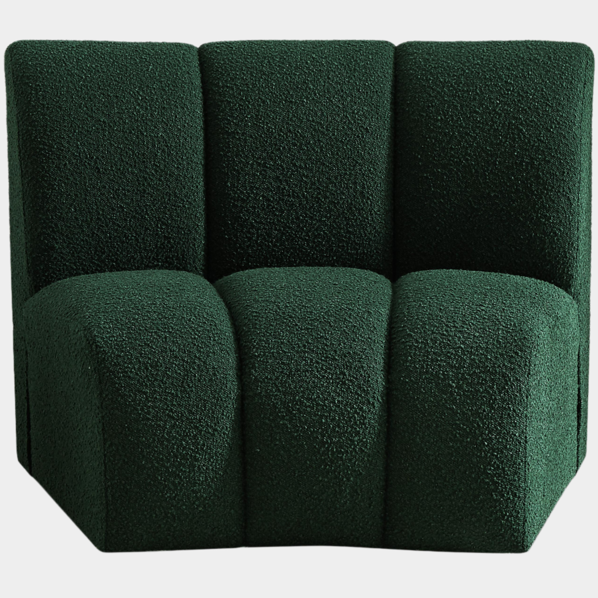 Infinity Boucle Fabric Upholstered Modular Chair