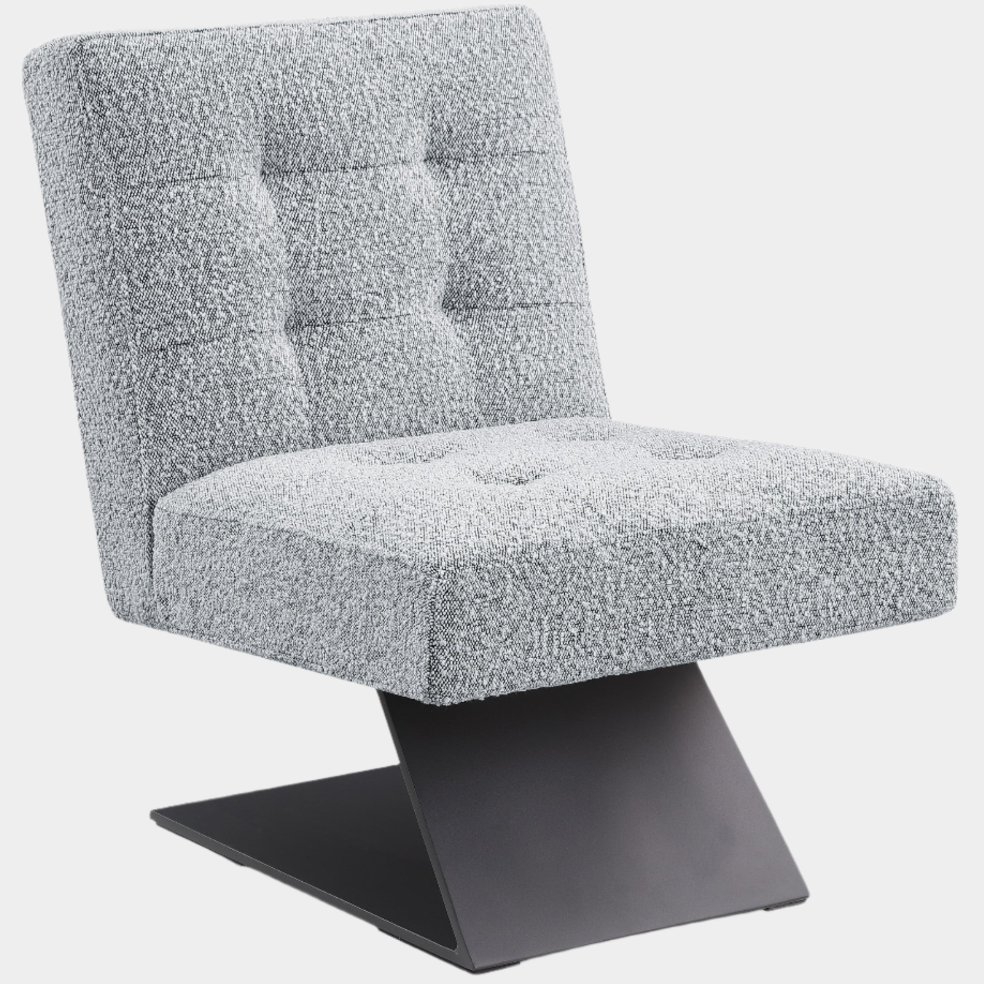 Fauteuil d'appoint rembourré en chenille Vivi