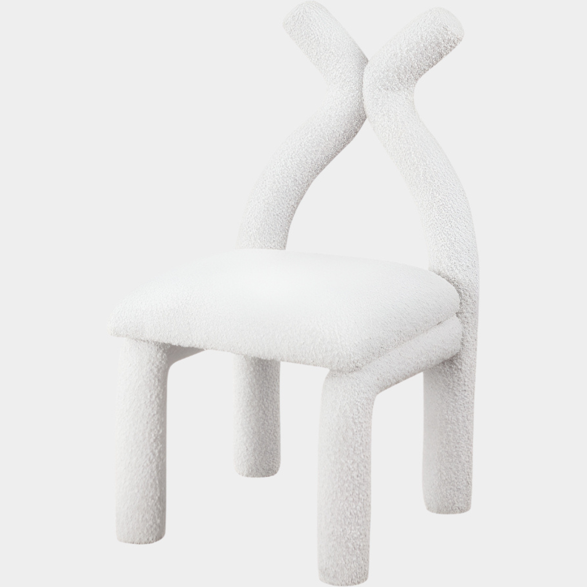 Fauteuil d'appoint rembourré en chenille Vivi