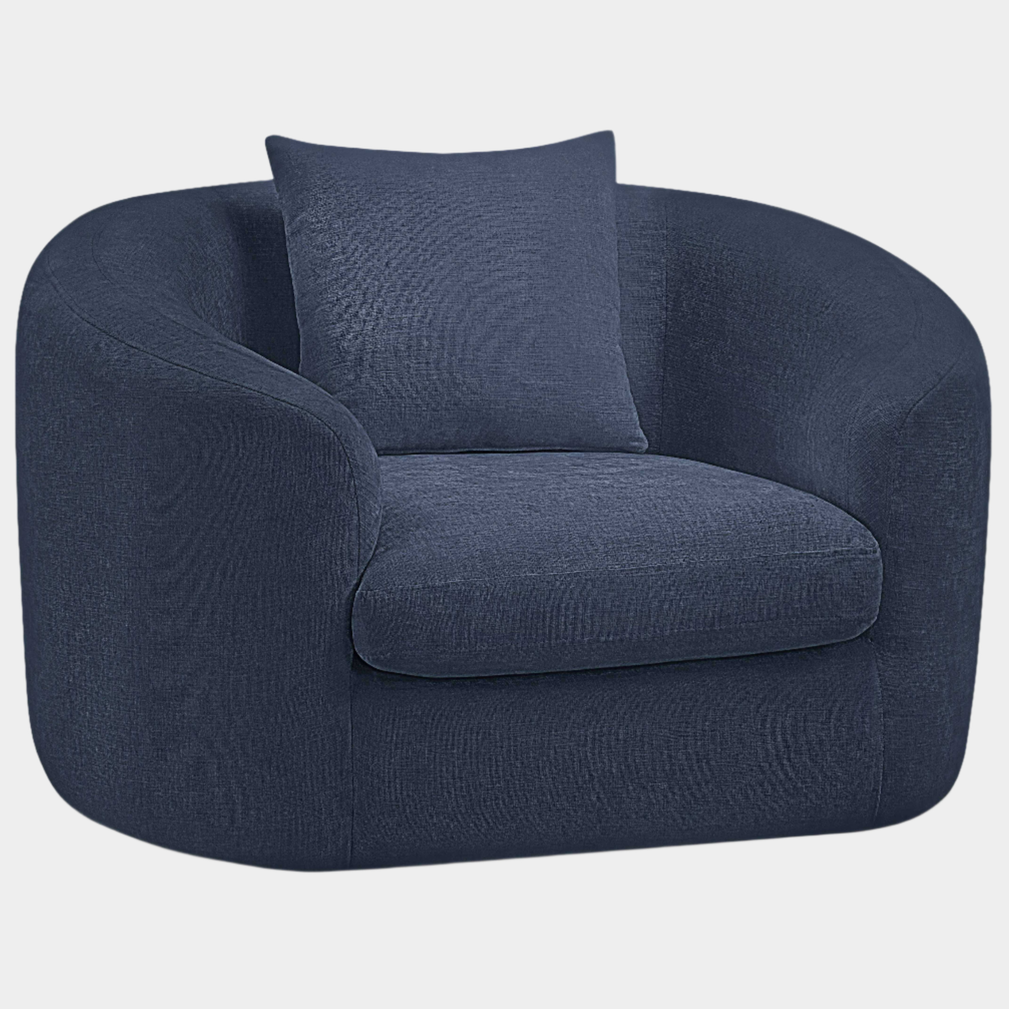 Fauteuil d'appoint rembourré en chenille Vivi