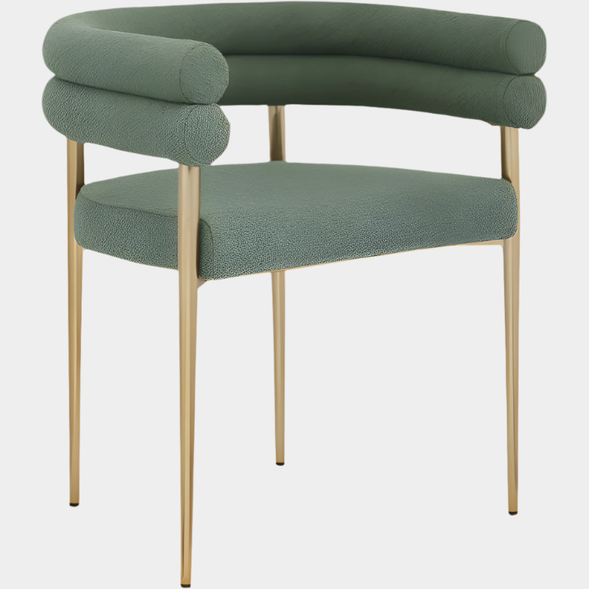 Fauteuil d'appoint rembourré en chenille Vivi
