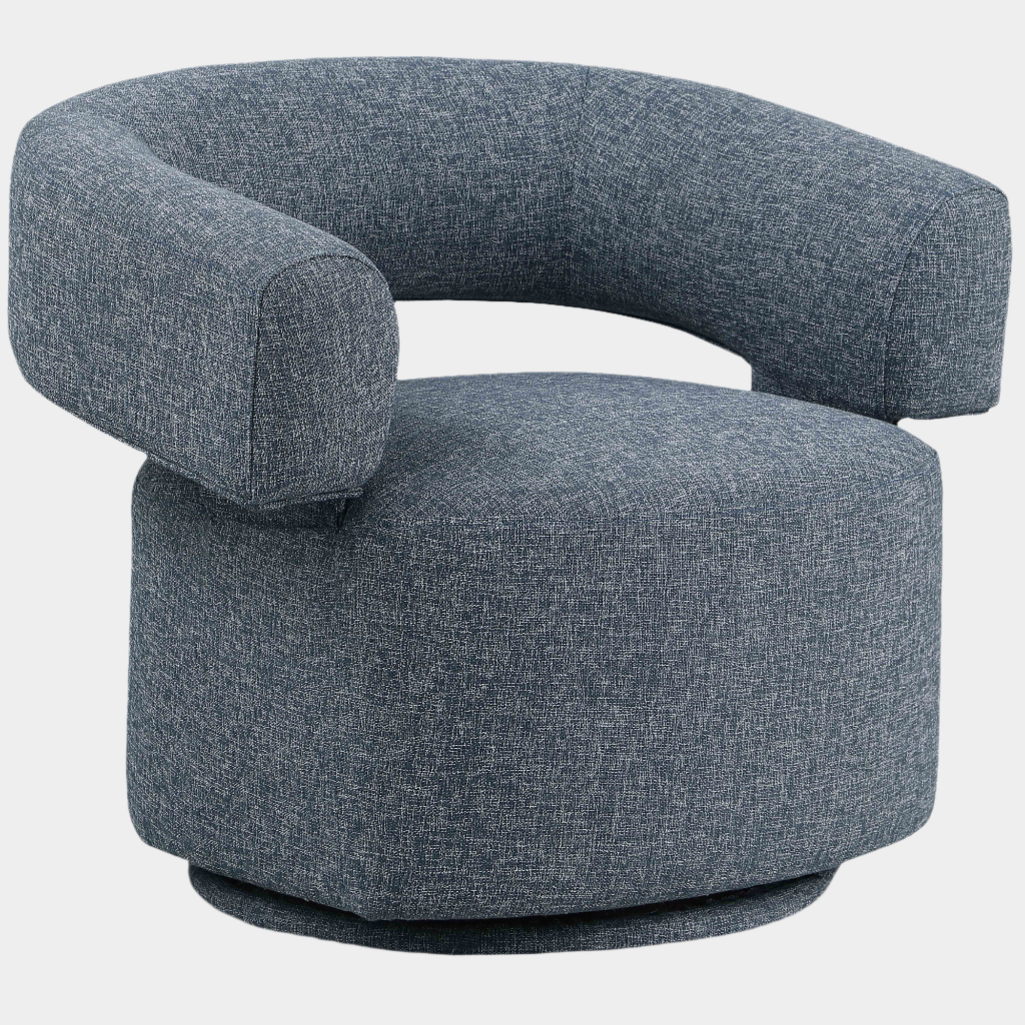 Fauteuil d'appoint rembourré en chenille Vivi