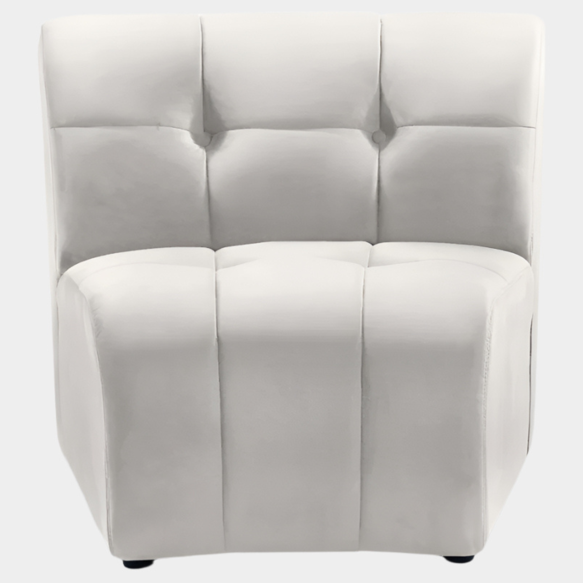 Fauteuil d'appoint rembourré en chenille Vivi