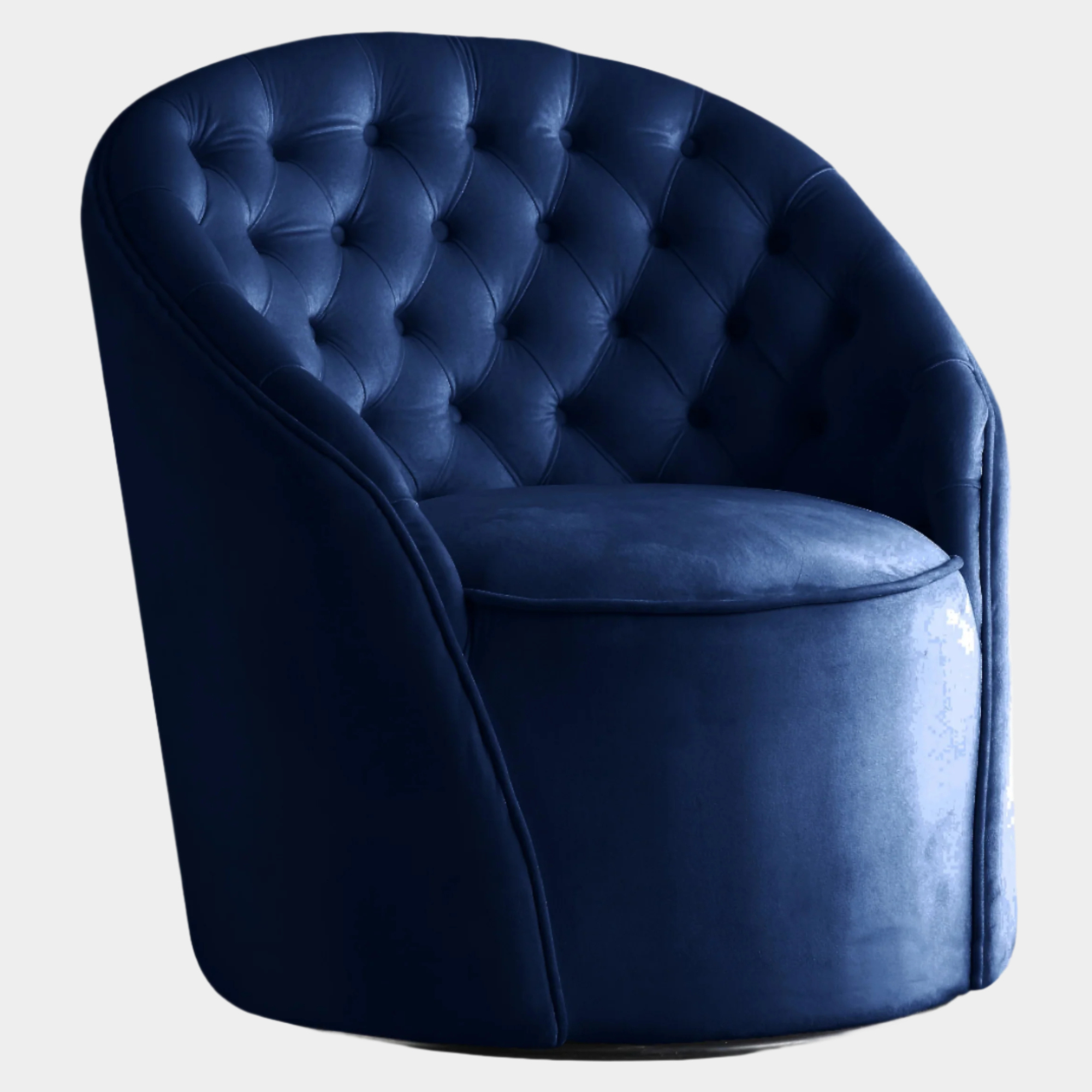 Fauteuil d'appoint rembourré en chenille Vivi