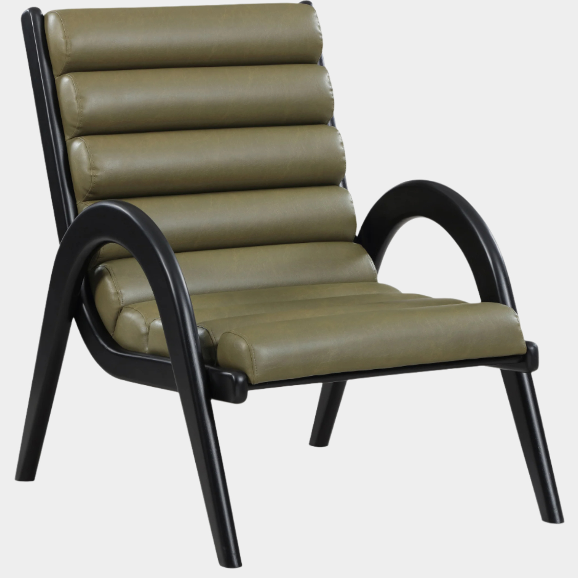 Fauteuil d'appoint rembourré en chenille Vivi