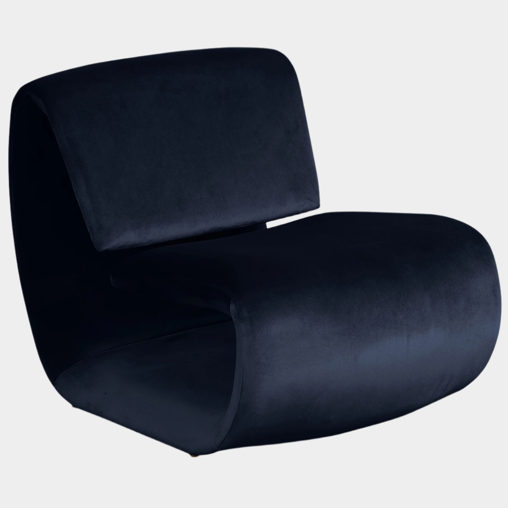 Fauteuil d'appoint rembourré en chenille Vivi