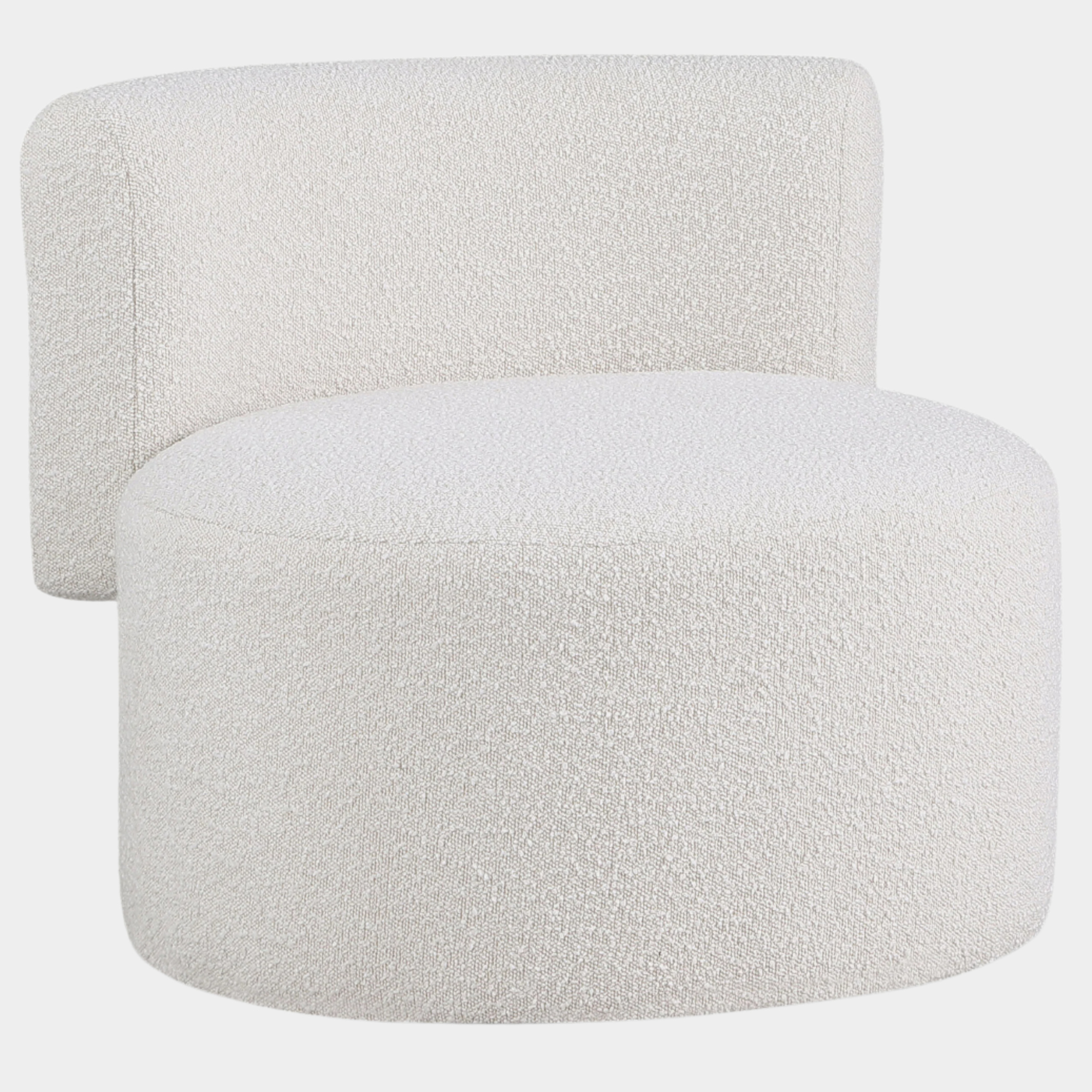 Fauteuil d'appoint rembourré en chenille Vivi