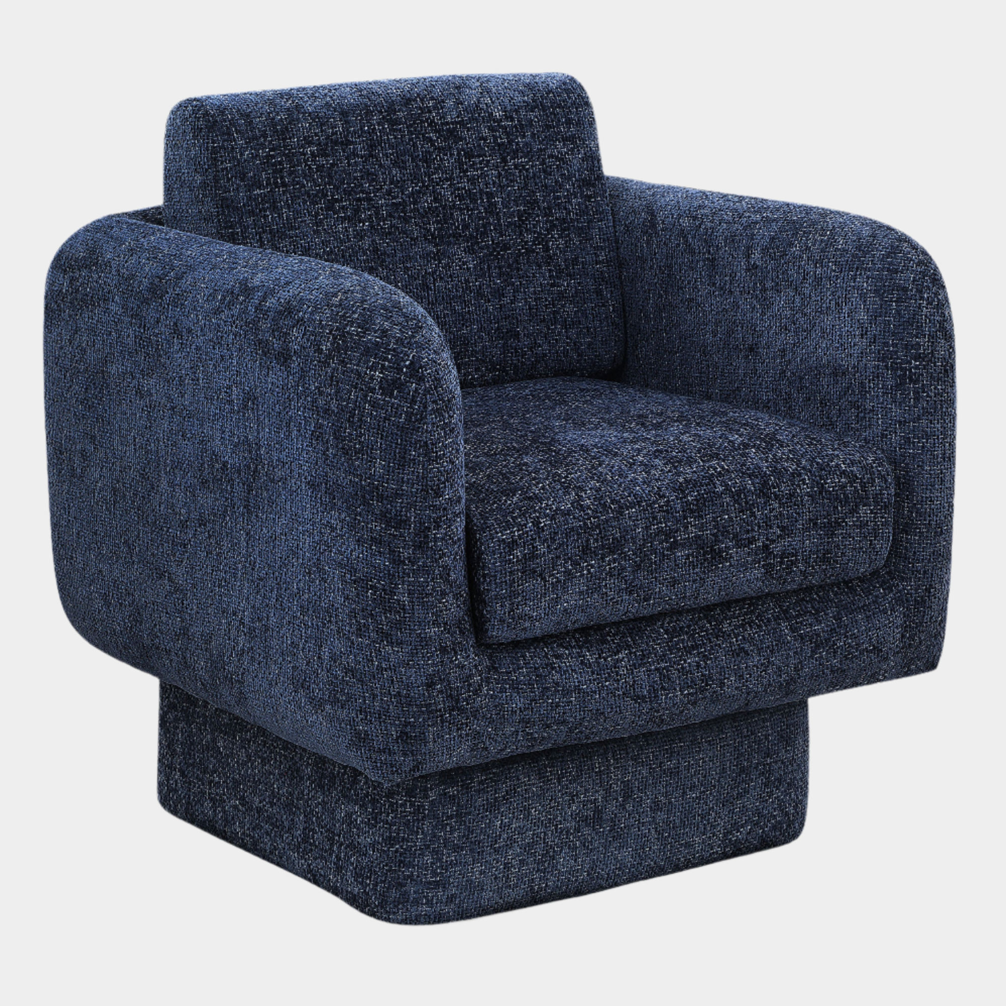 Fauteuil d'appoint rembourré en chenille Vivi