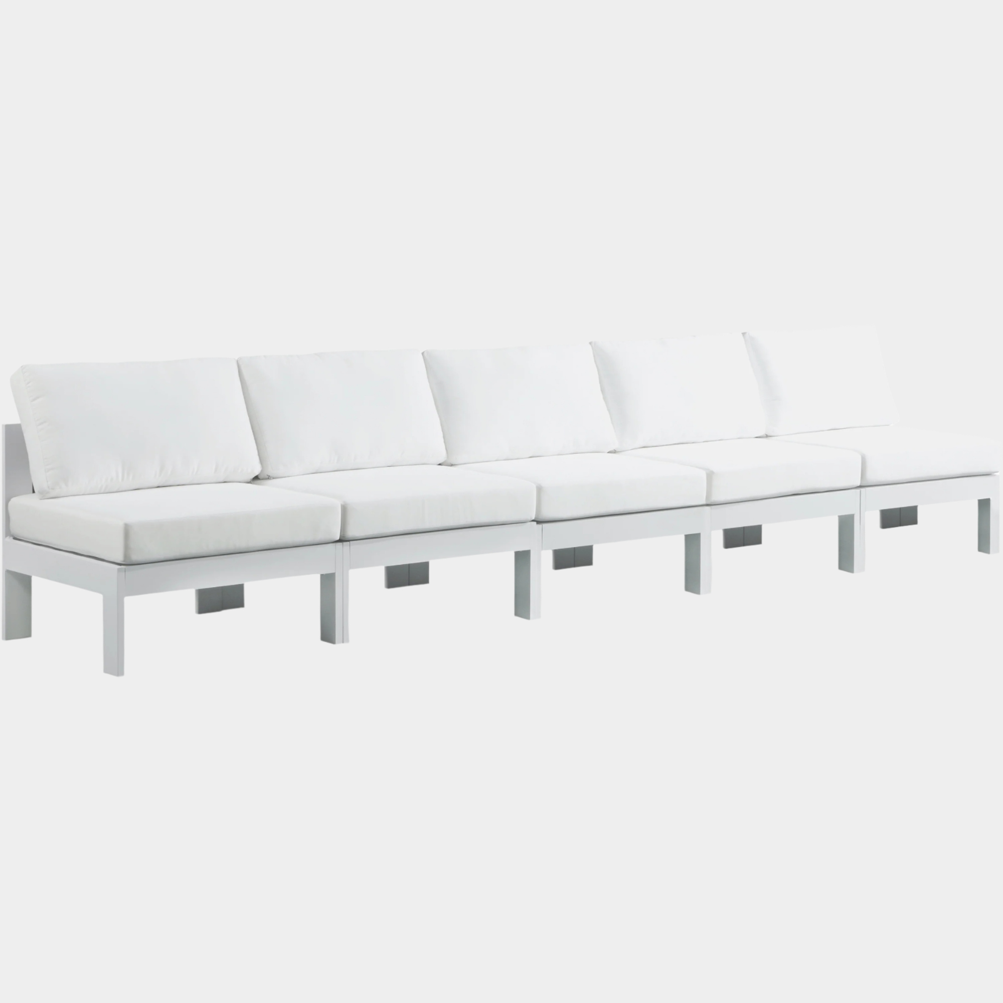 Chaise longue en tissu Orian Teddy