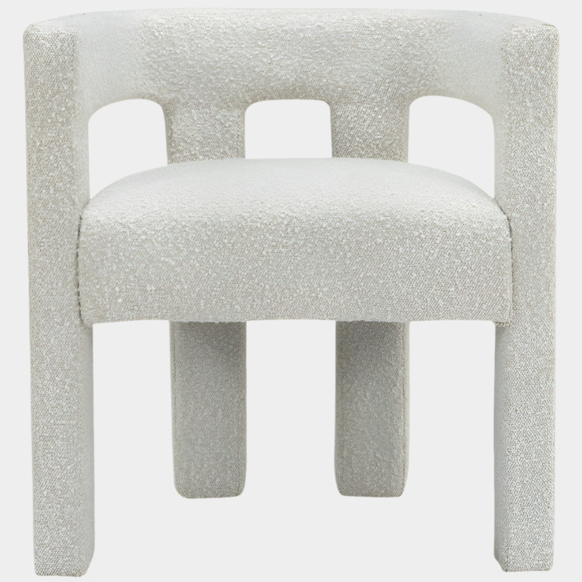 Fauteuil d'appoint rembourré en chenille Vivi
