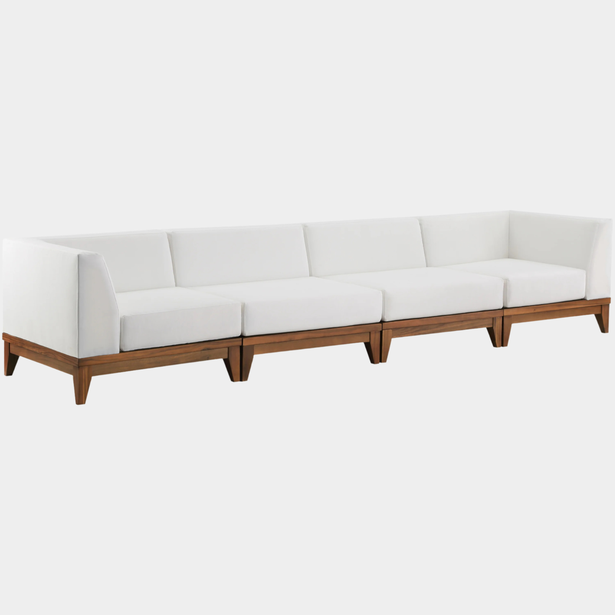 Chaise longue en tissu Orian Teddy