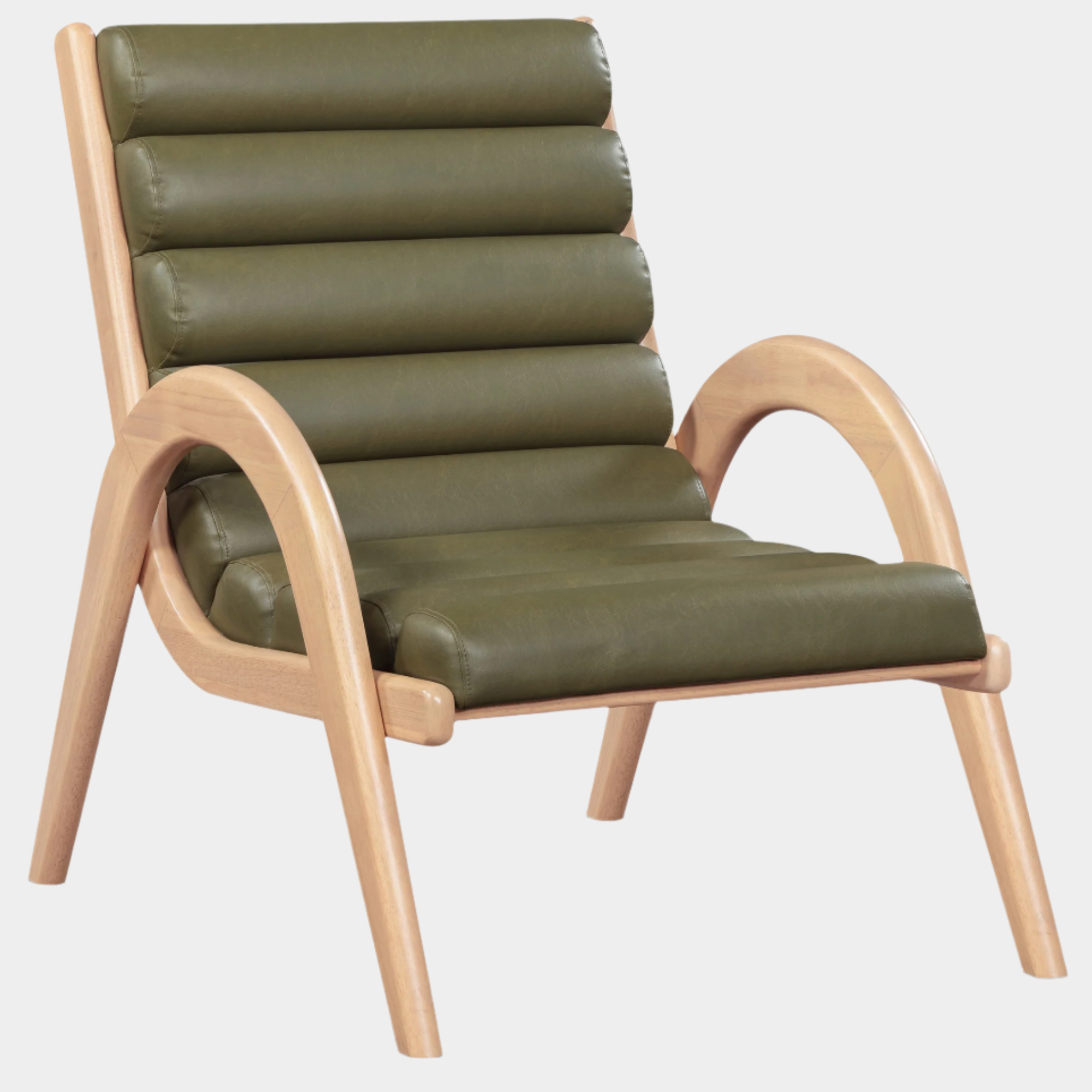 Fauteuil d'appoint rembourré en chenille Vivi